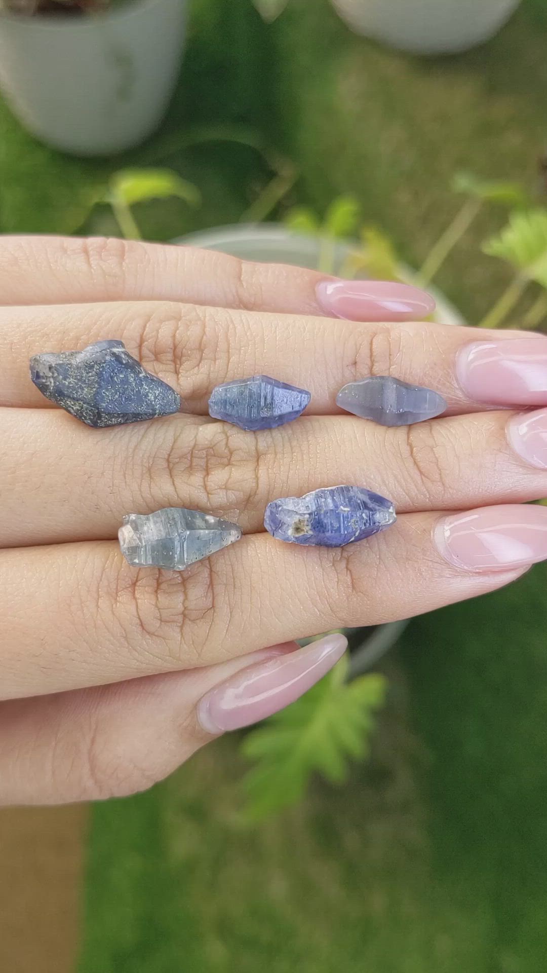 31.84 Ct. Blue Sapphire Crystal from Ceylon (Sri Lanka) Size Video