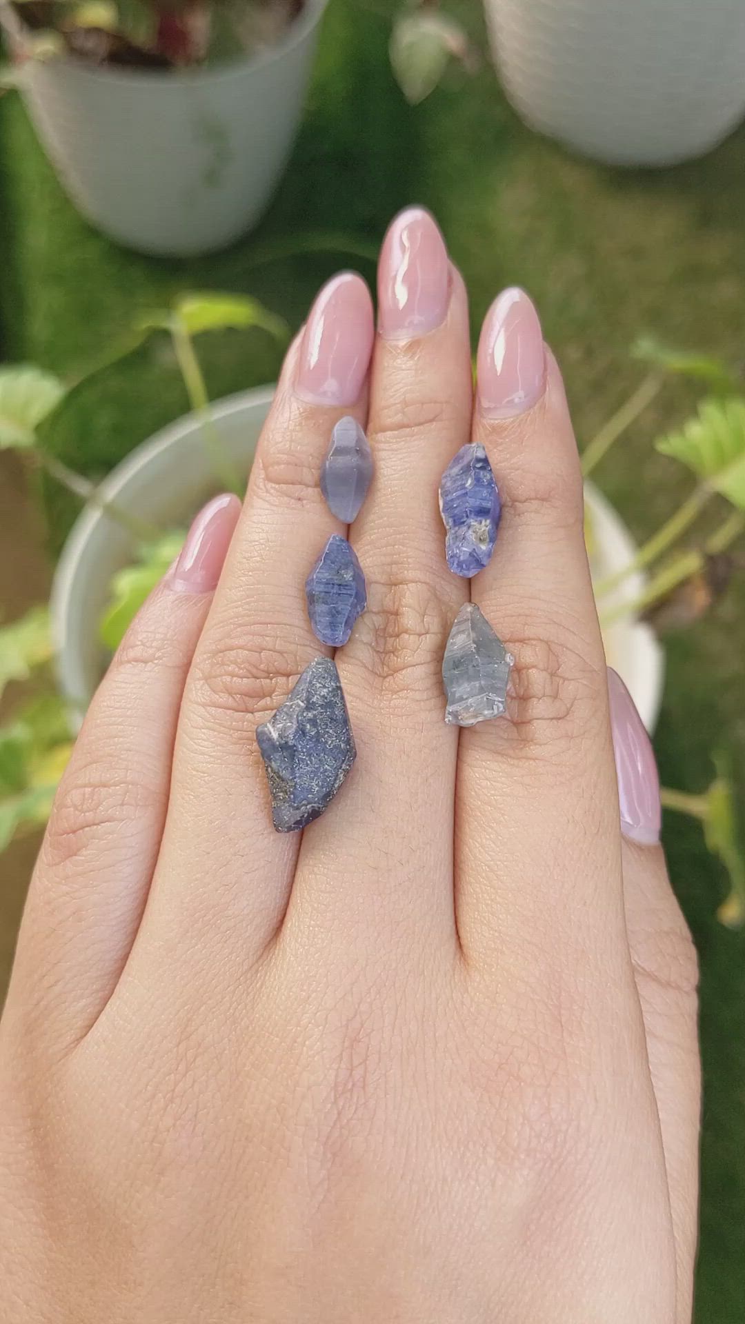 31.84 Ct. Blue Sapphire Crystal from Ceylon (Sri Lanka) Size Video