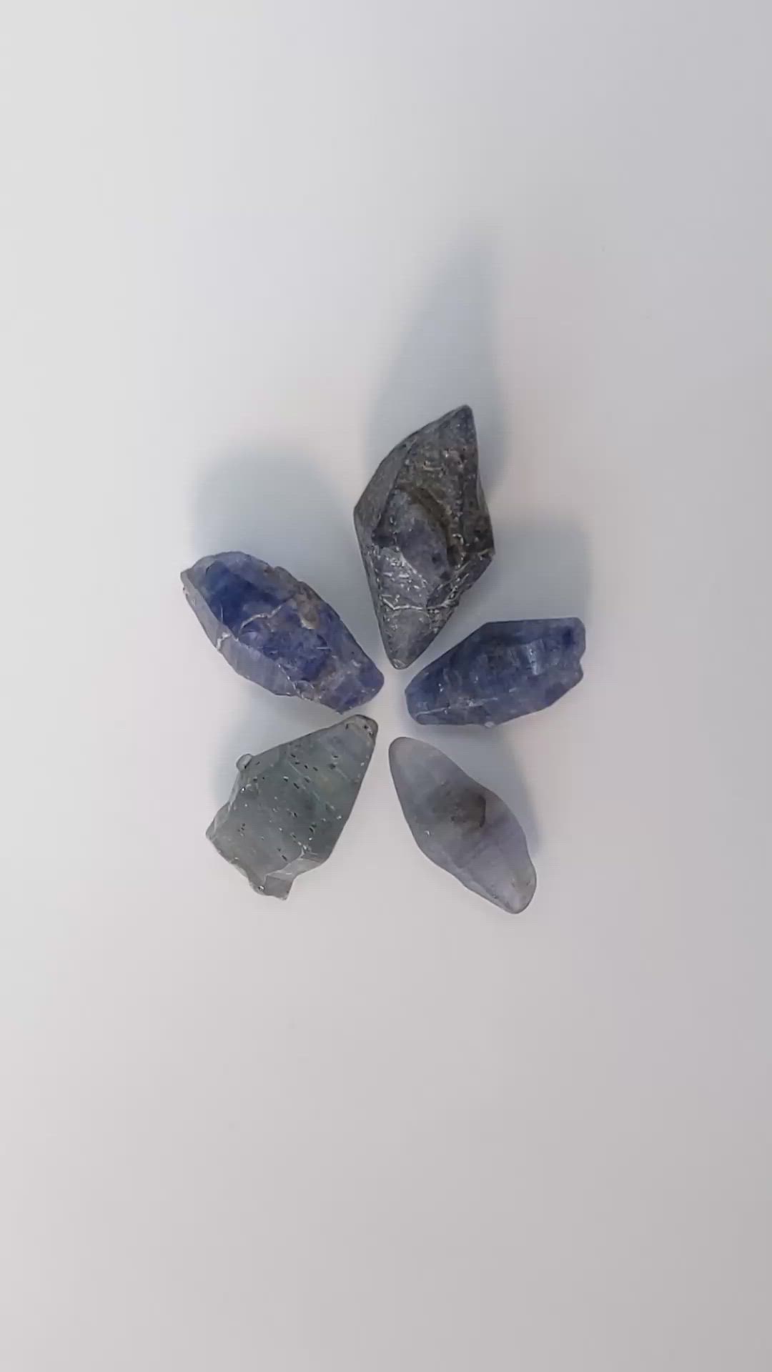 31.84 Ct. Blue Sapphire Crystal from Ceylon (Sri Lanka) Size Video