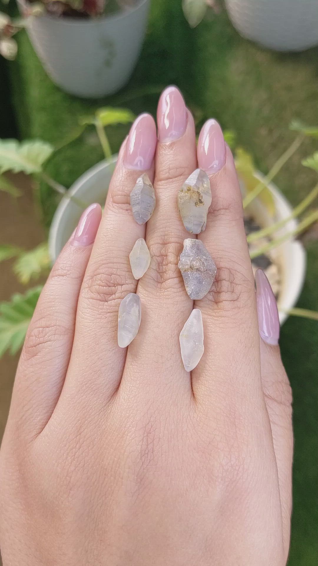 38.19 Ct. Multi Color Sapphire Crystal from Ceylon (Sri Lanka) Size Video