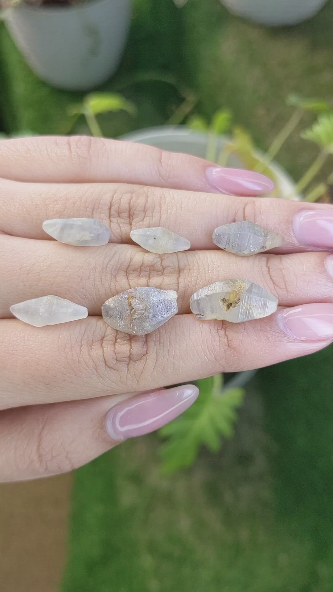 38.19 Ct. Multi Color Sapphire Crystal from Ceylon (Sri Lanka) Size Video