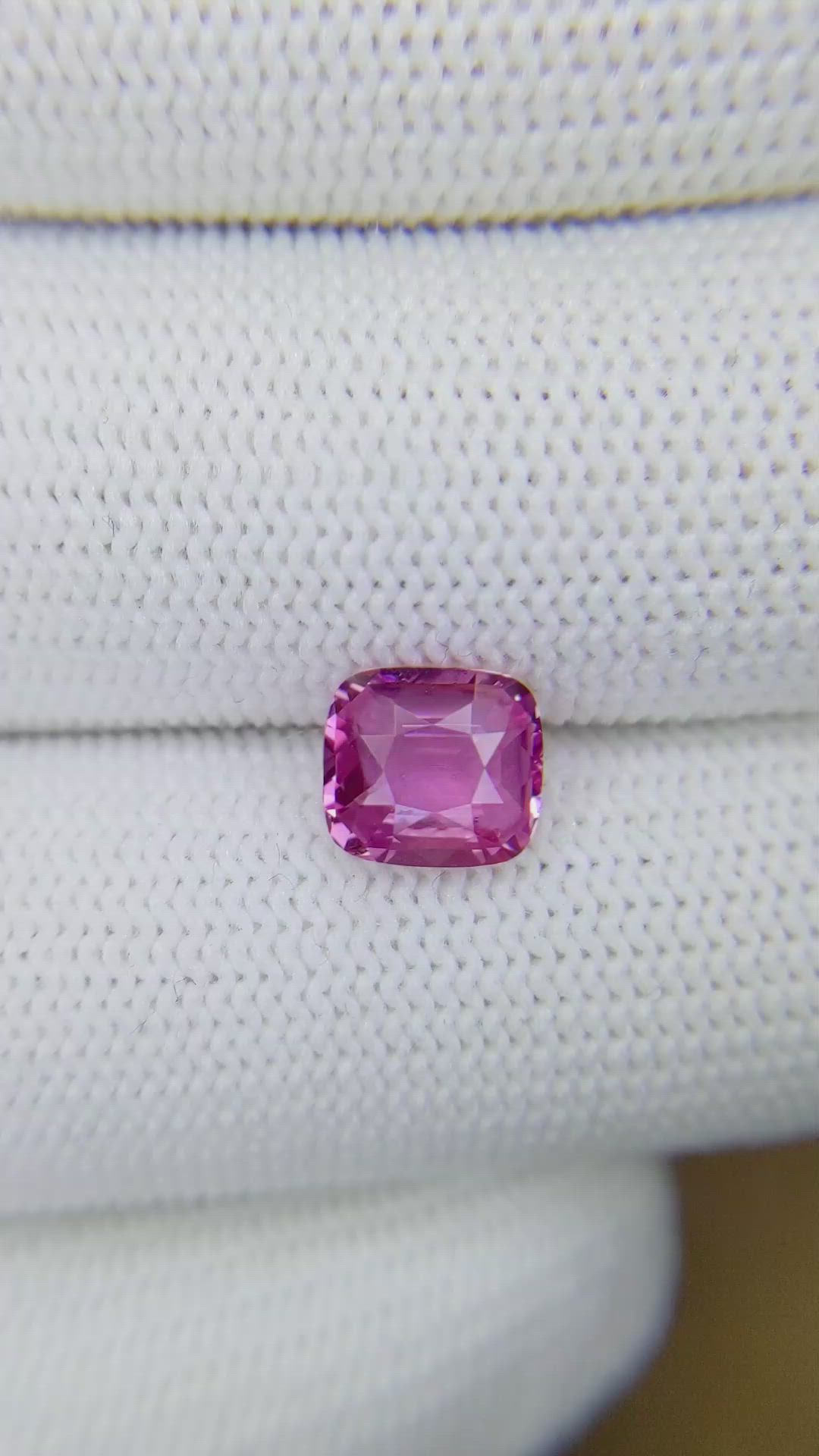 2.10 Ct. Pink Sapphire from Ceylon (Sri Lanka) Size Video