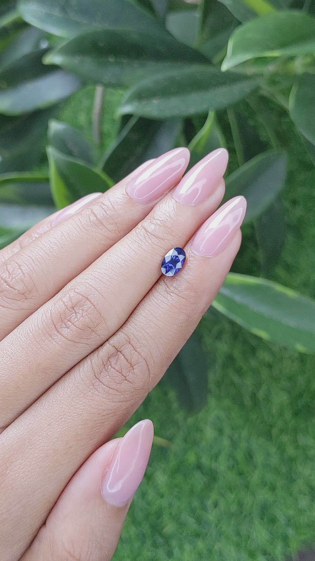 1.03 Ct. Color Change Sapphire from Ceylon (Sri Lanka) Size Video