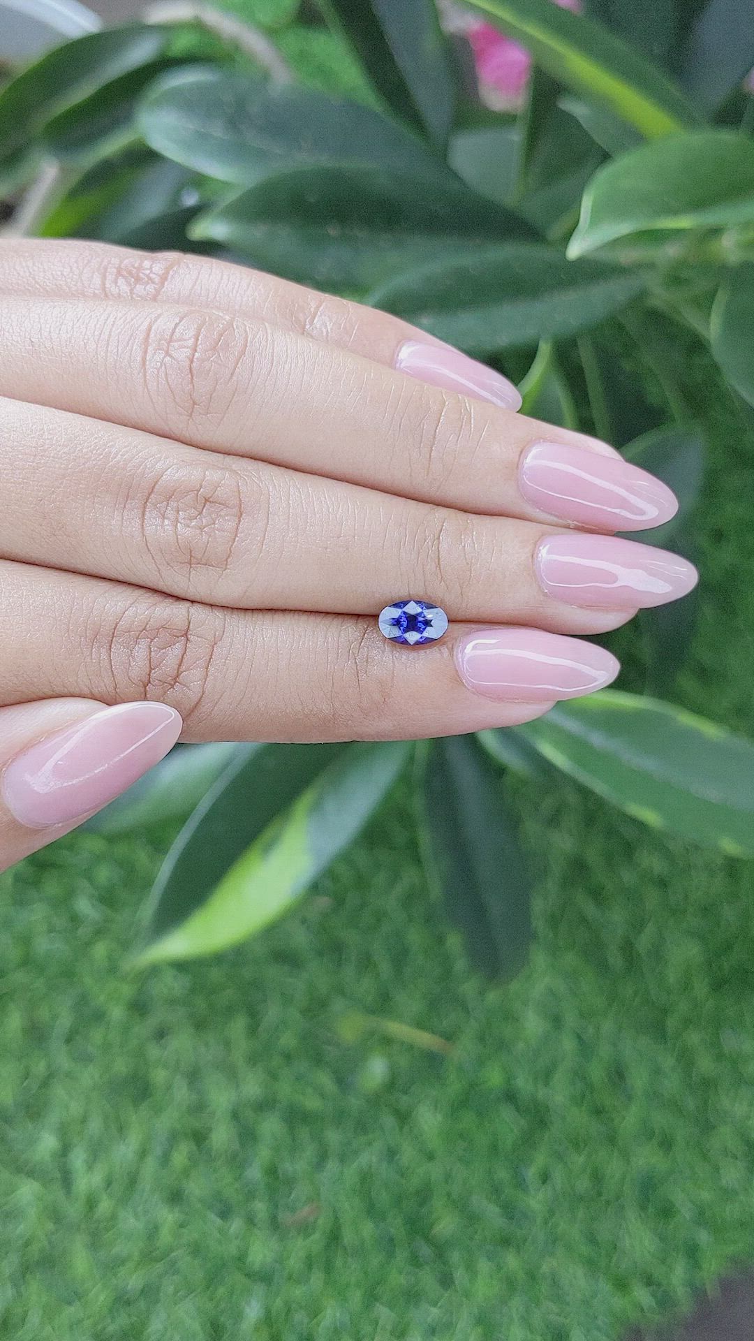 1.03 Ct. Color Change Sapphire from Ceylon (Sri Lanka) Size Video
