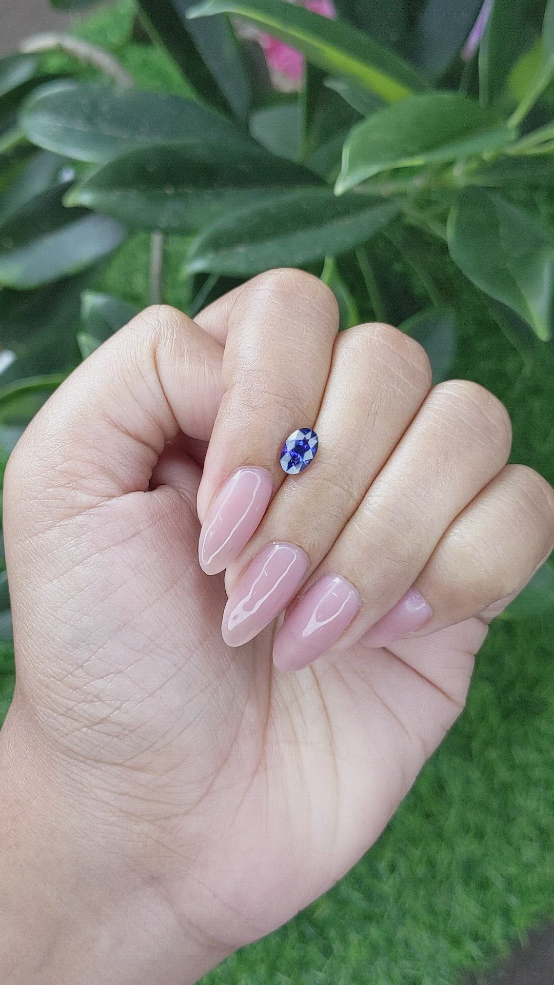 1.03 Ct. Color Change Sapphire from Ceylon (Sri Lanka) Size Video