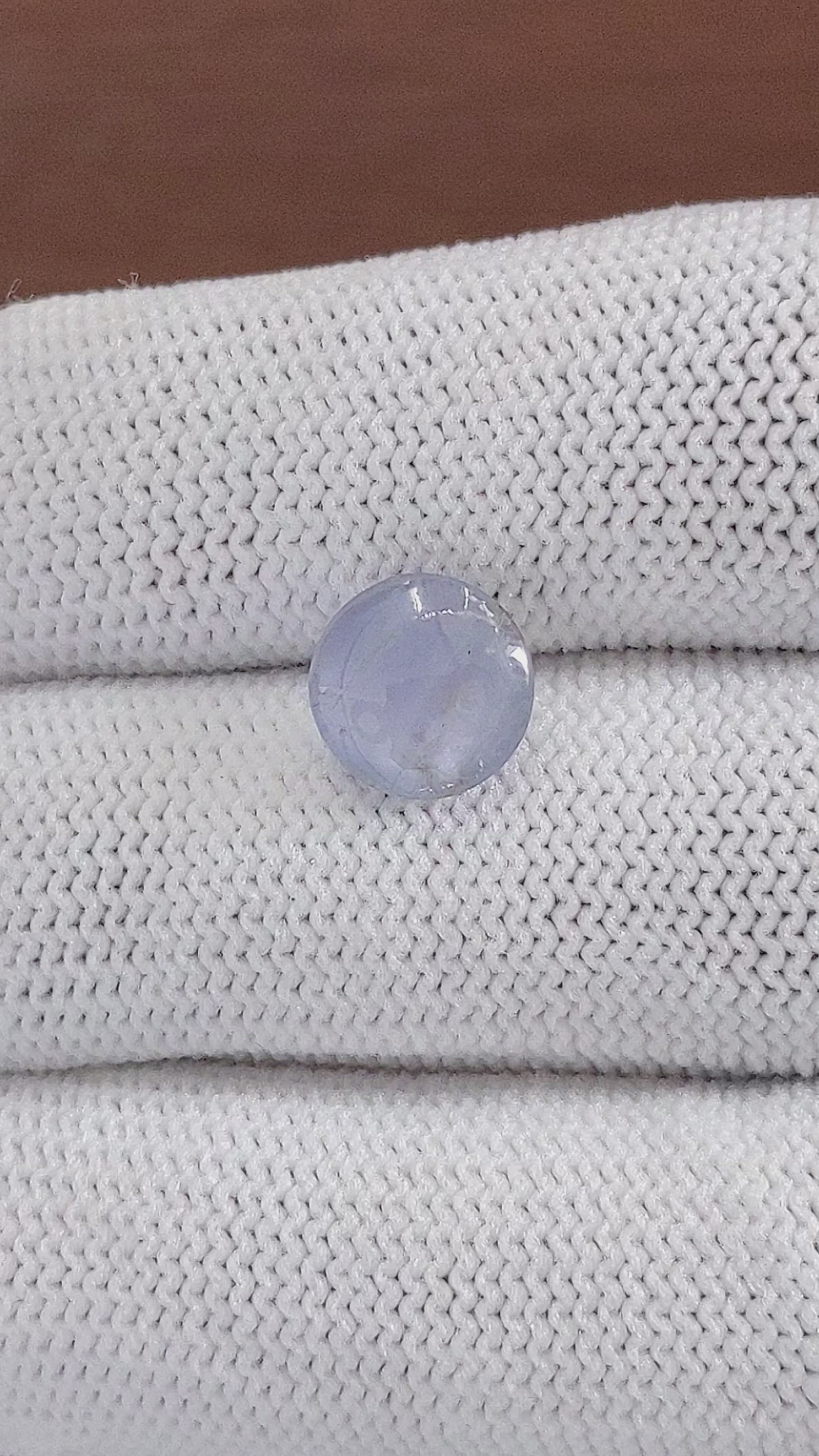 3.54 Ct. Bluish Purple Star Sapphire from Ceylon (Sri Lanka) Size Video
