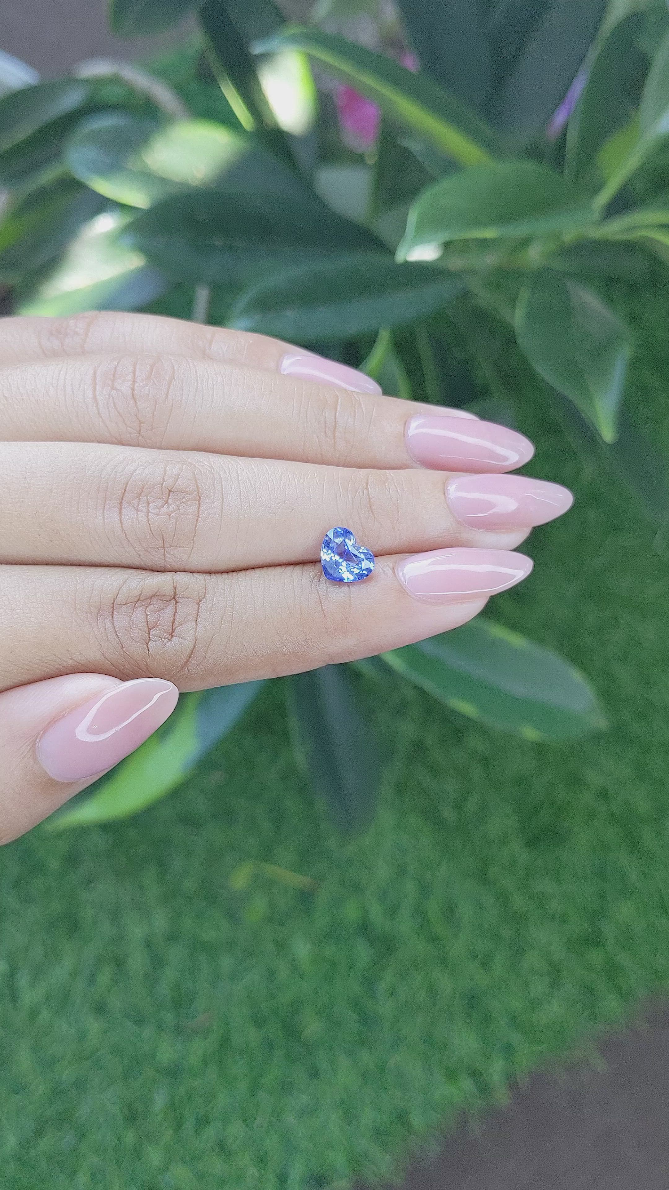 1.64 Ct. Blue Sapphire from Africa Size Video
