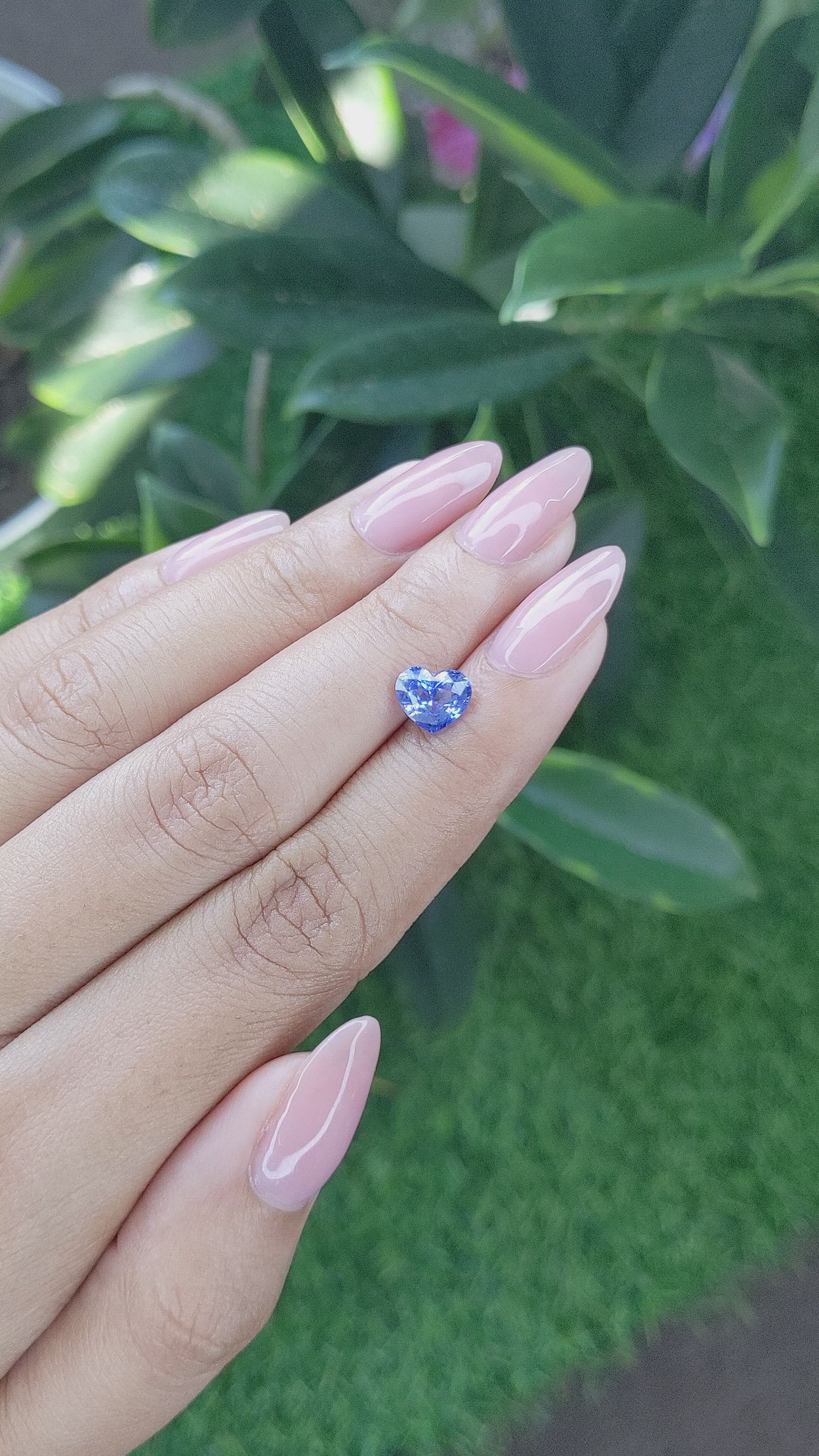 1.64 Ct. Blue Sapphire from Africa Size Video