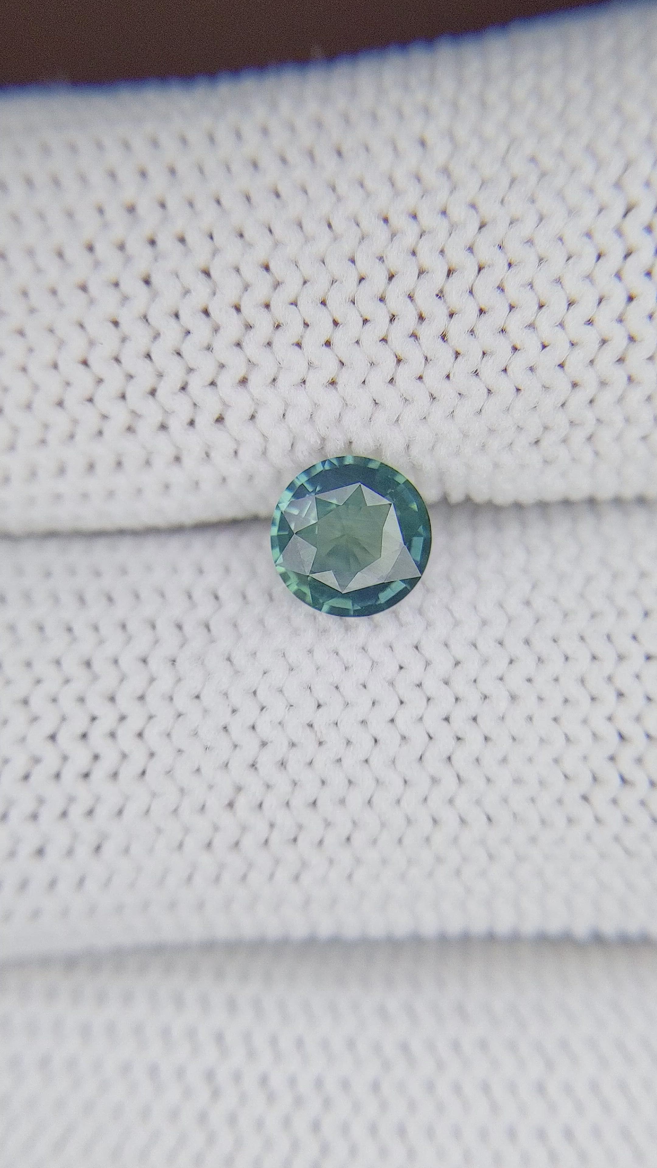 1.04 Ct. Bluish Green Sapphire from Africa Size Video