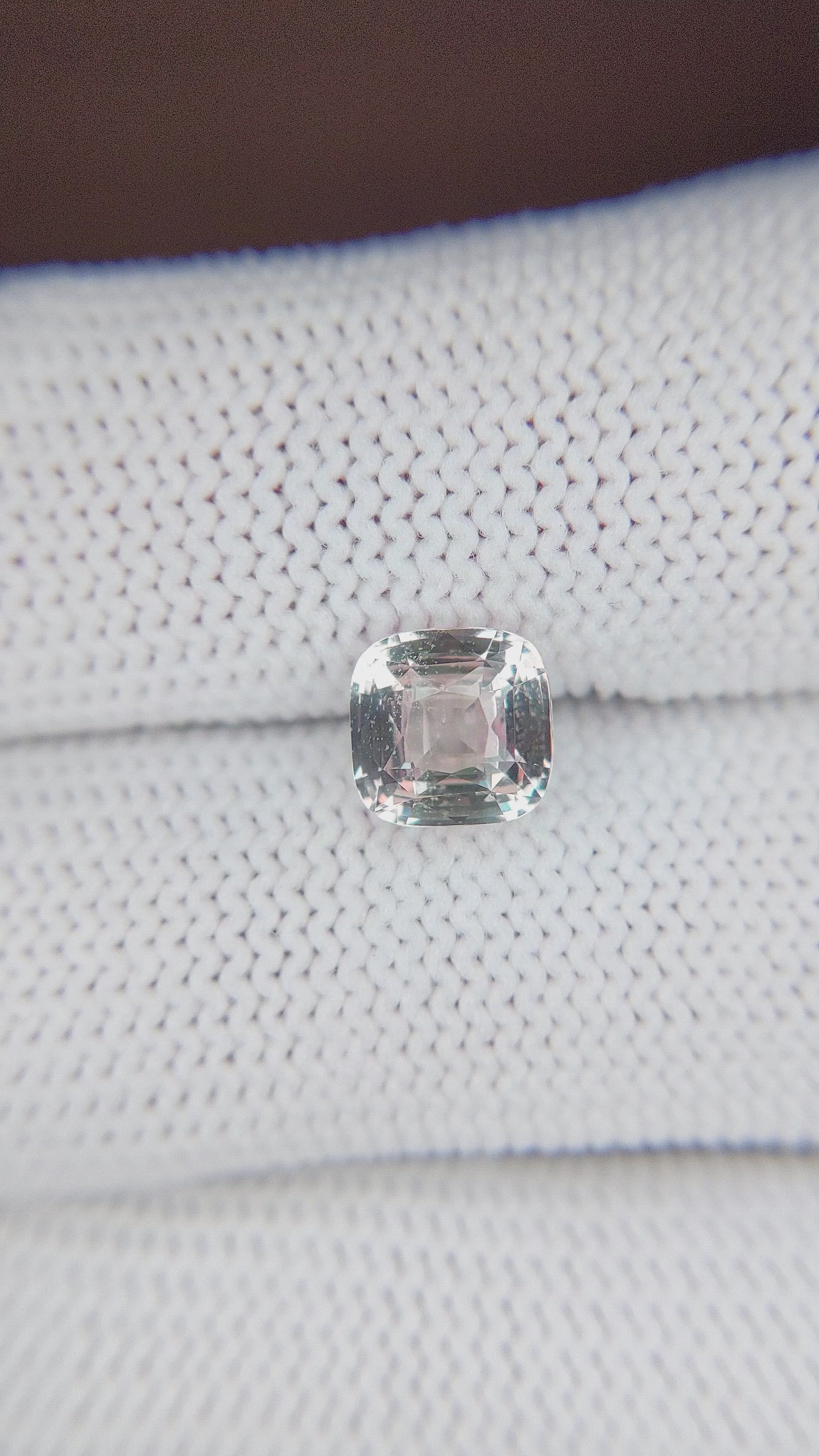 2.60 Ct. Peach Sapphire from Africa Size Video
