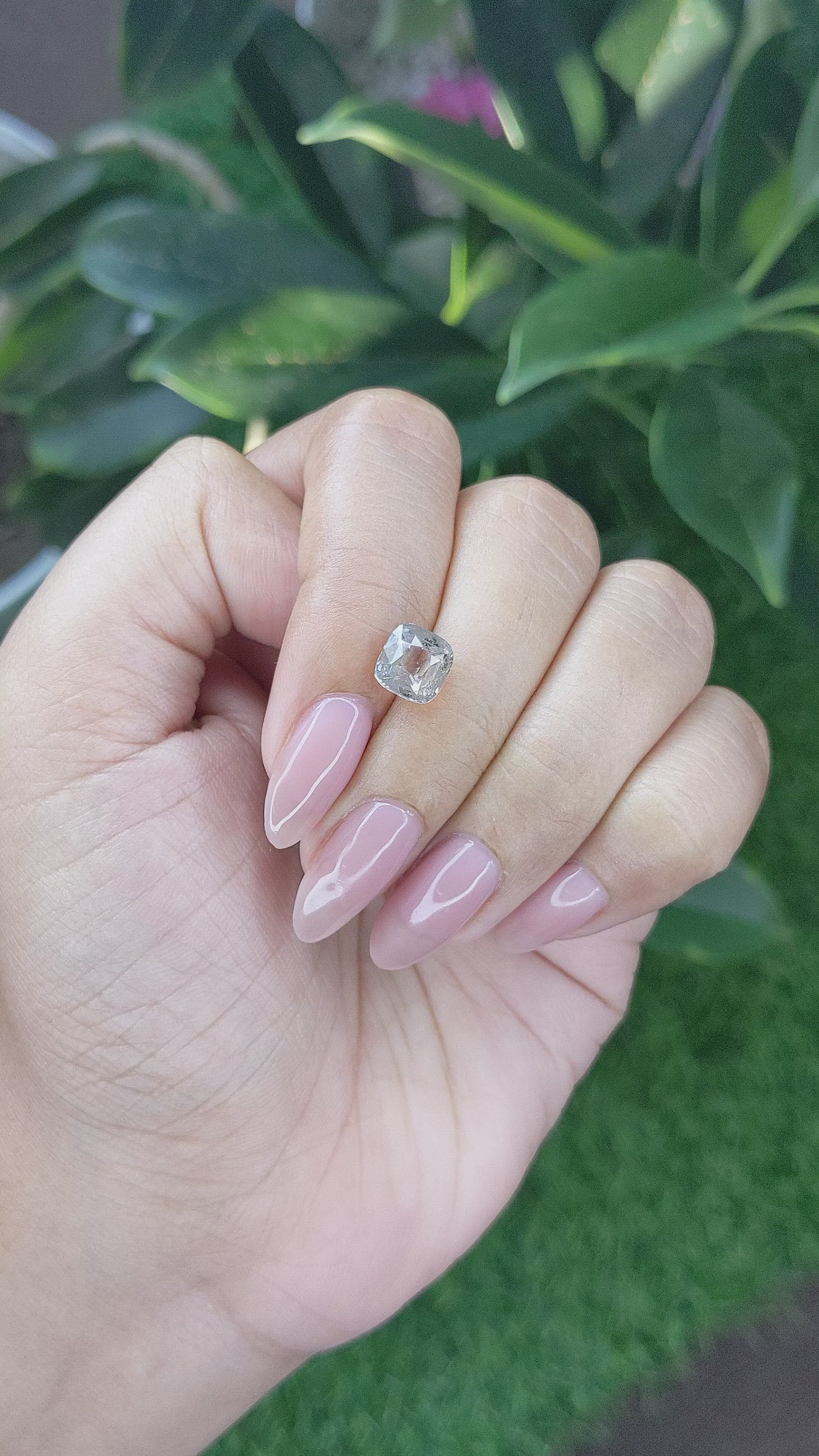 2.60 Ct. Peach Sapphire from Africa Size Video