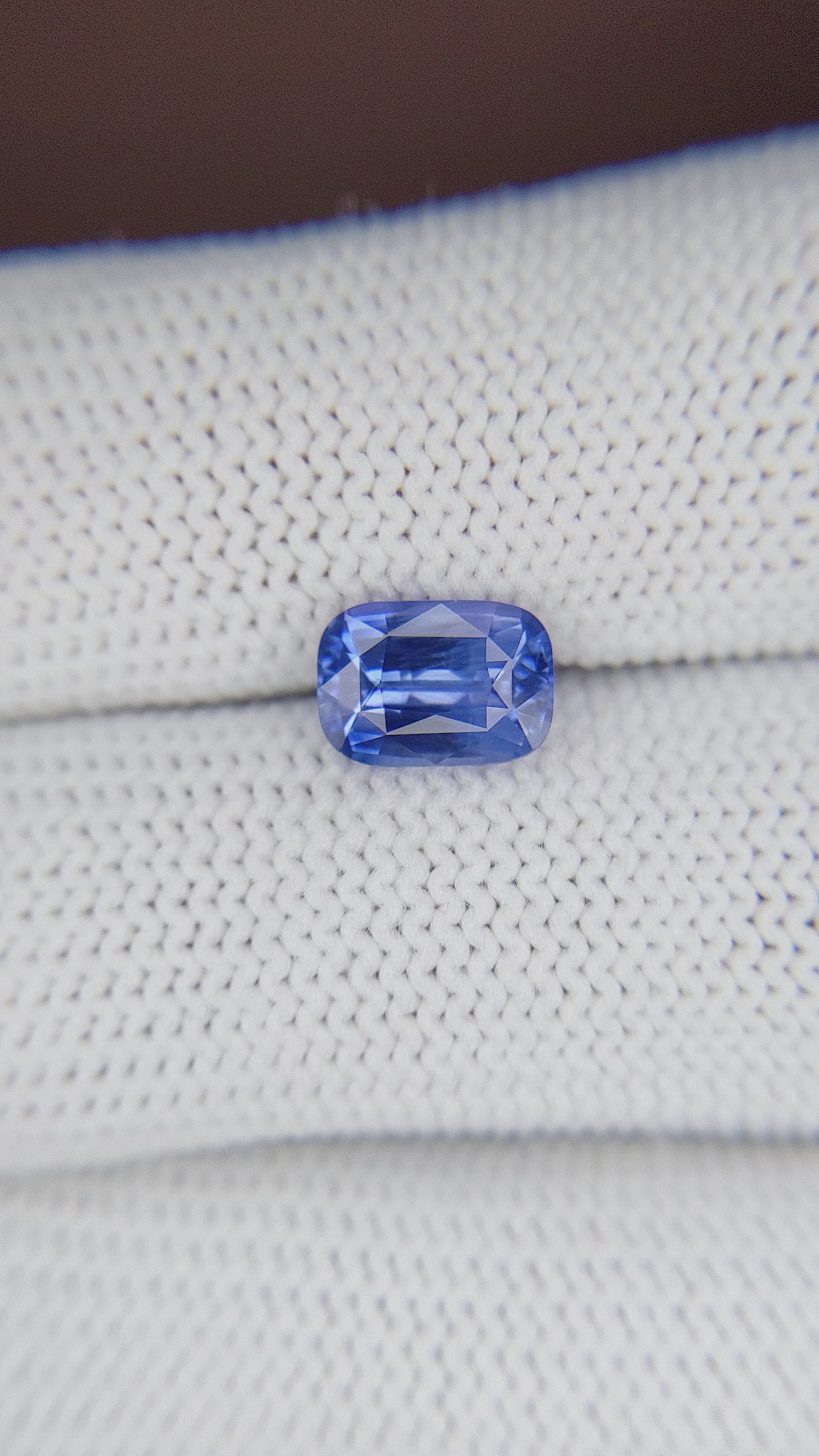 2.06 Ct. Blue Sapphire from Africa Size Video