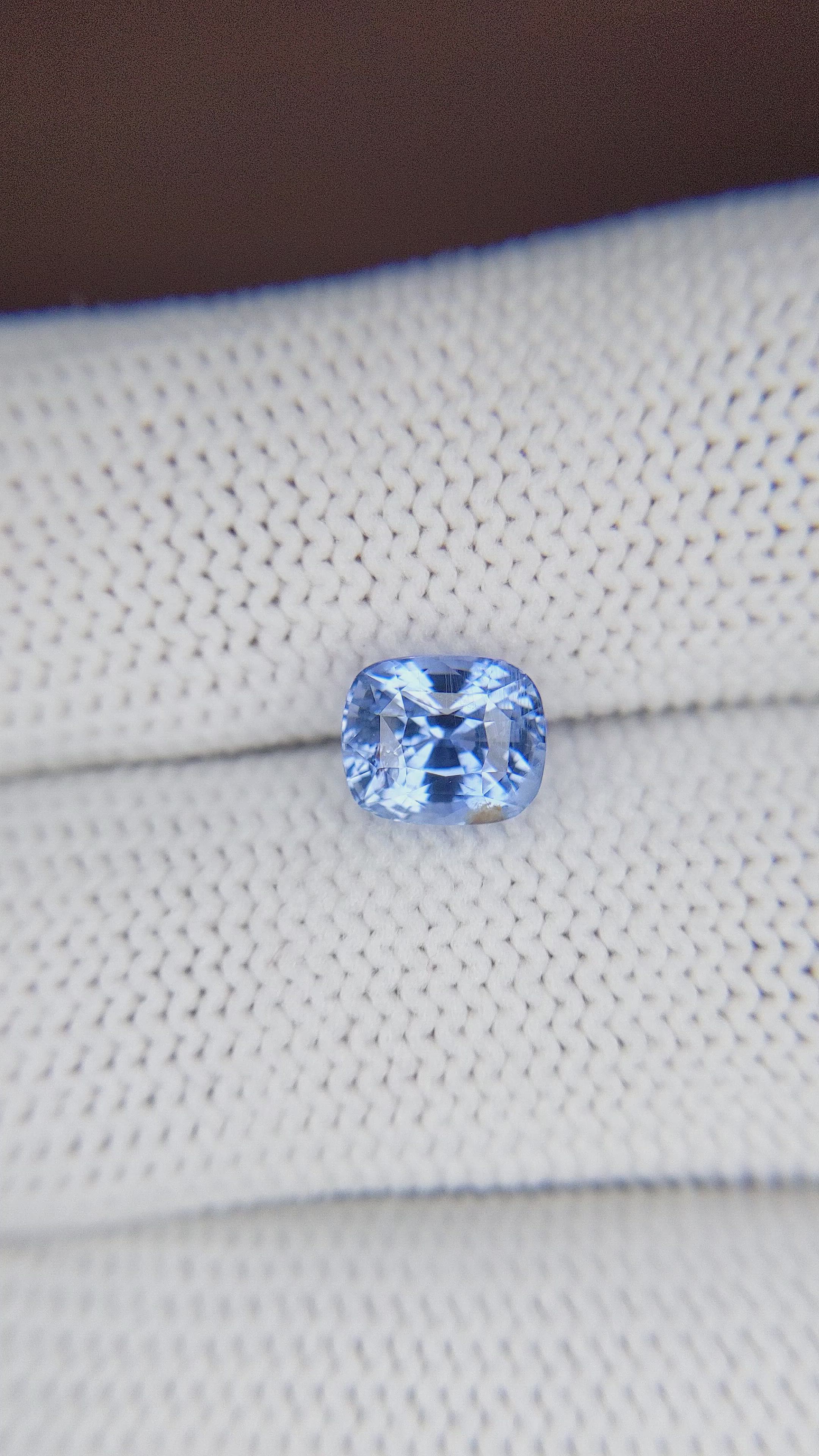 2.22 Ct. Blue Sapphire from Africa Size Video