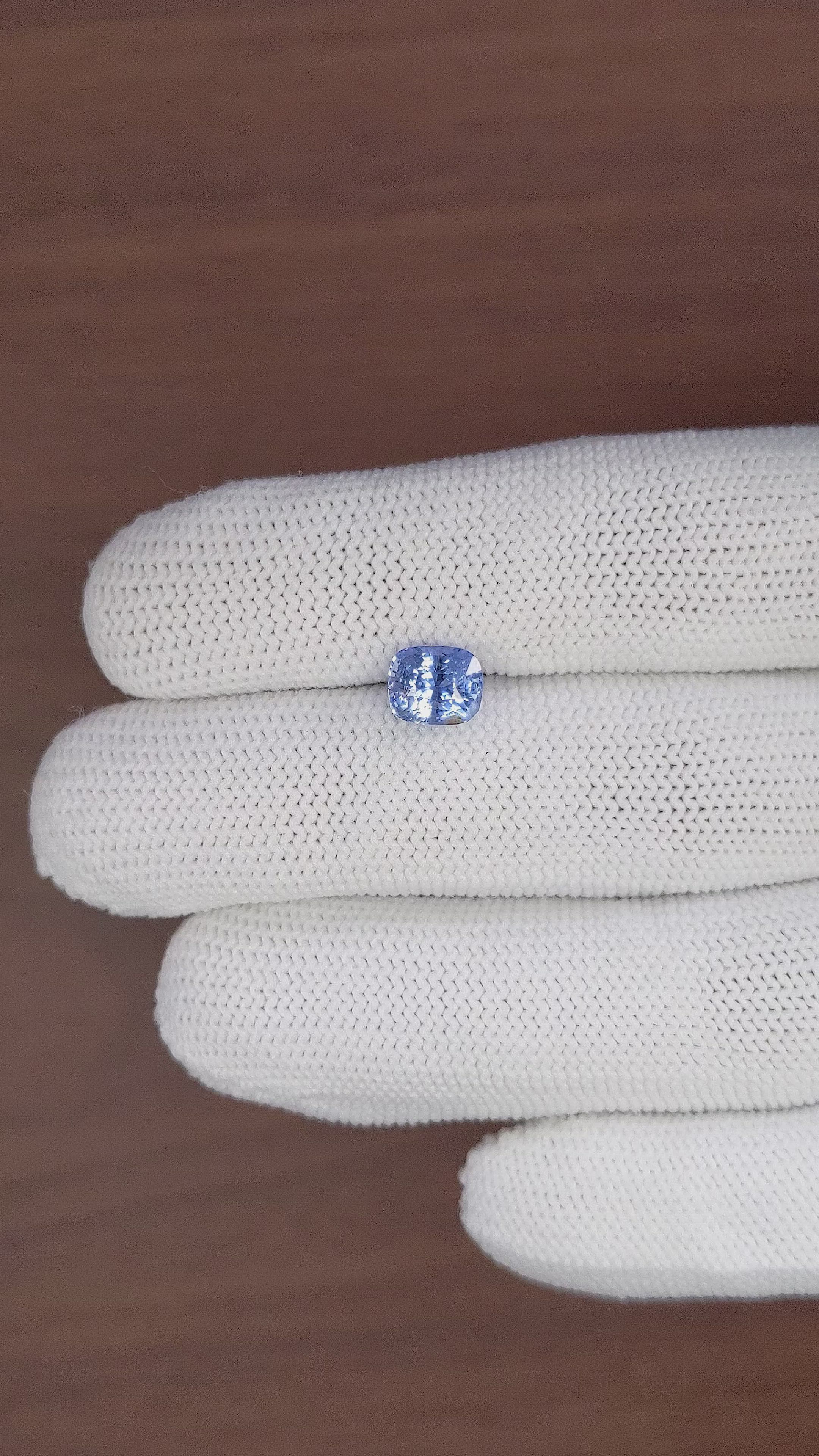 2.22 Ct. Blue Sapphire from Africa Size Video