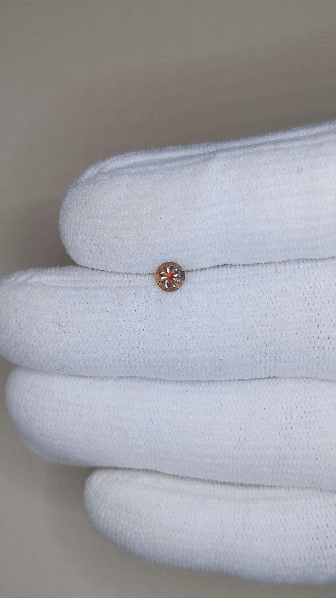 0.35 Ct. Bi Color Sapphire from Montana Size Video