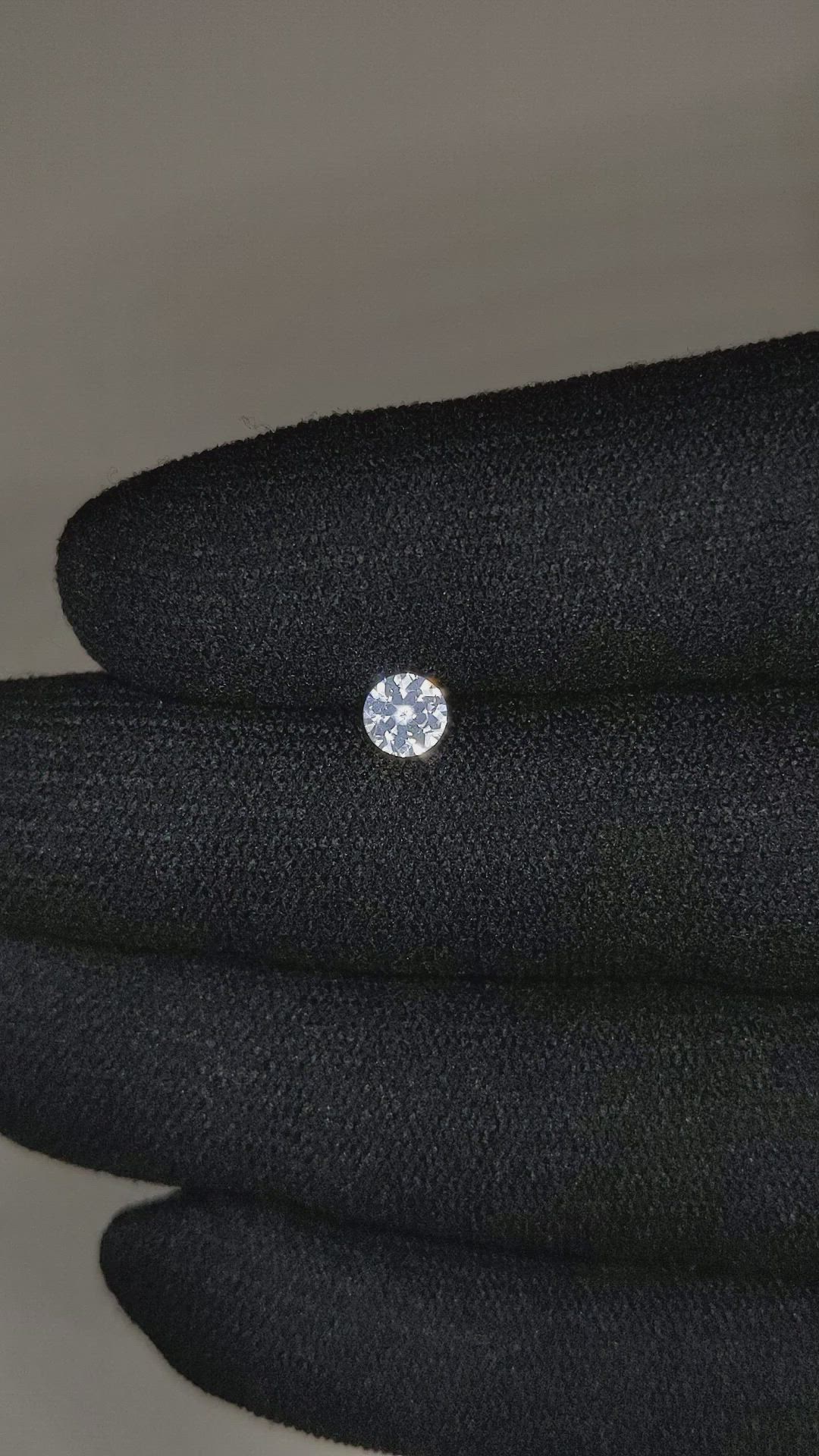 0.42 Ct. White Sapphire from Montana Size Video