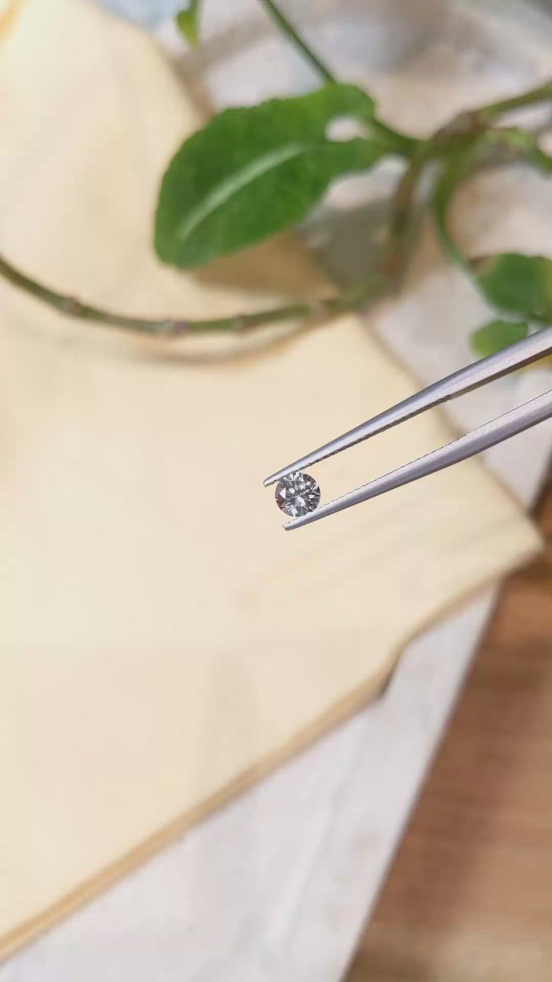 0.44 Ct. Peach Sapphire from Montana Size Video