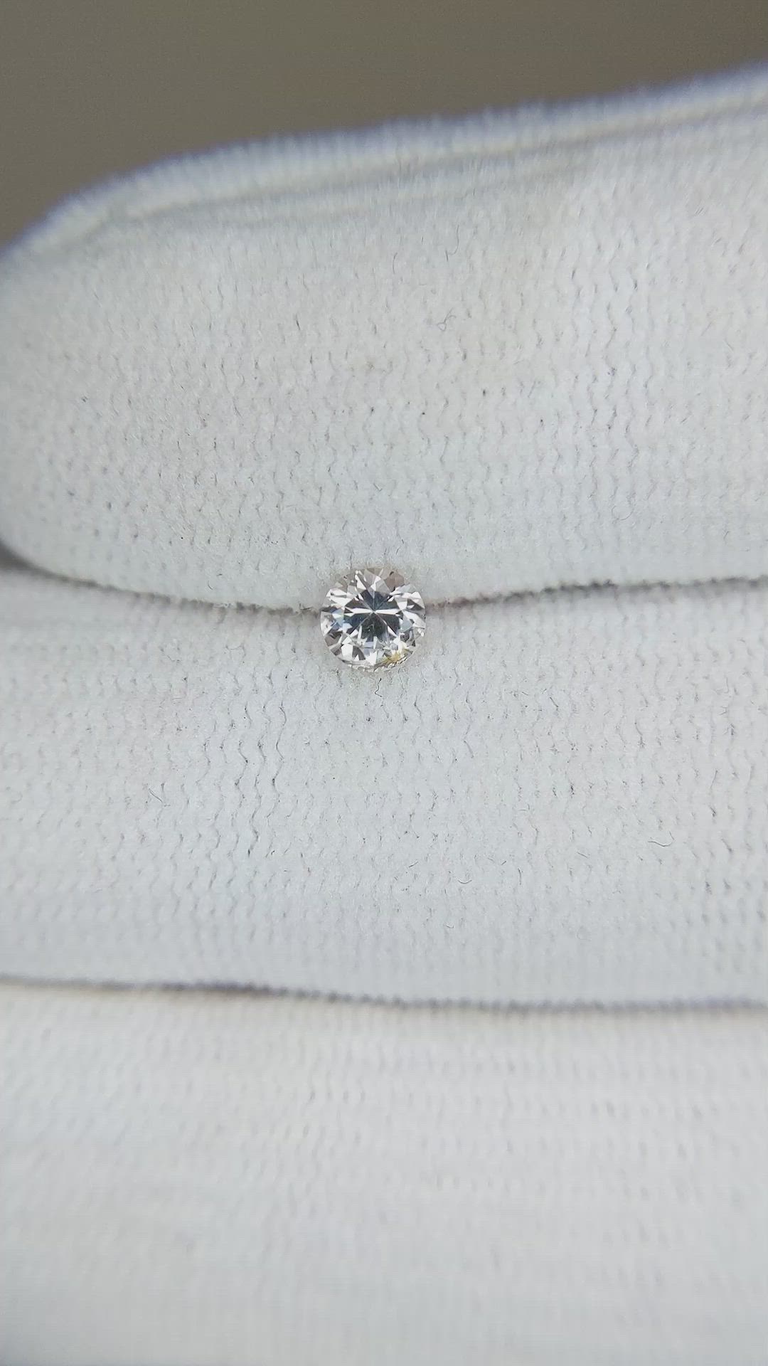 0.30 Ct. Pinkish Purple Sapphire from Montana Size Video