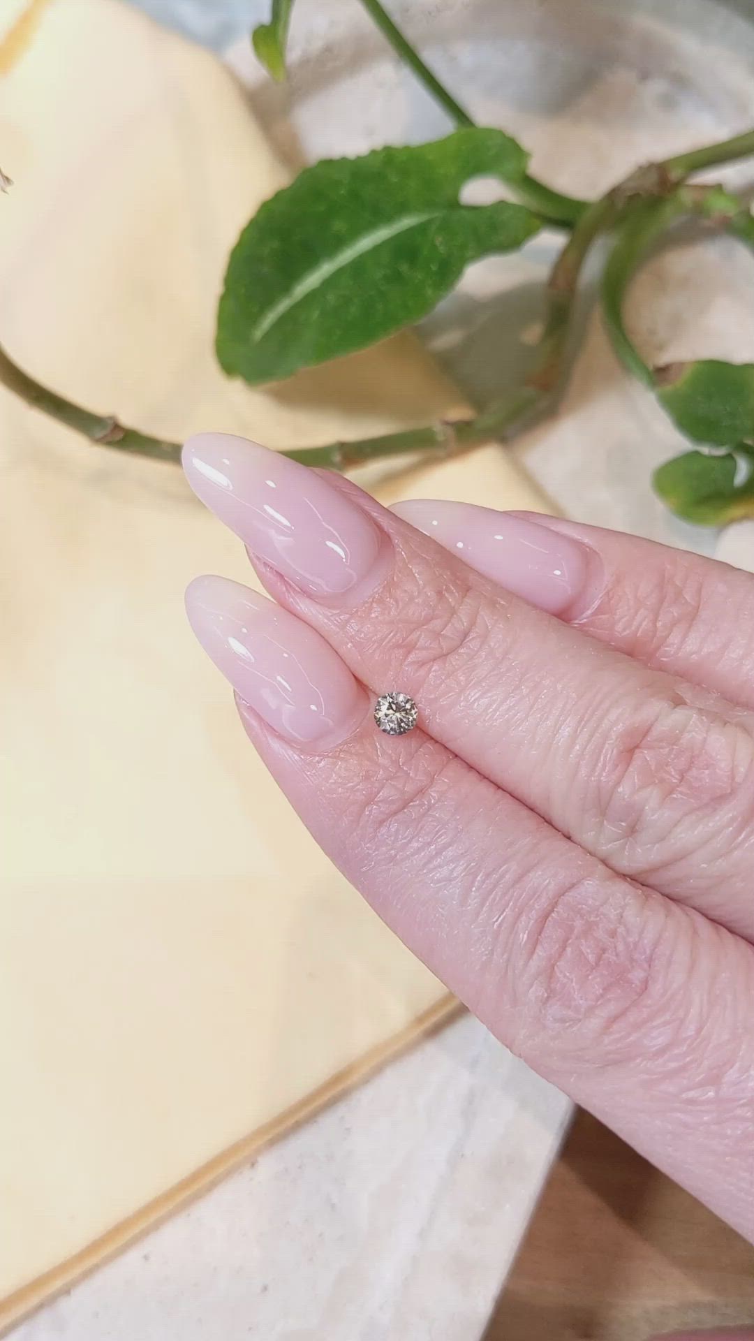 0.30 Ct. Yellow Sapphire from Montana Size Video