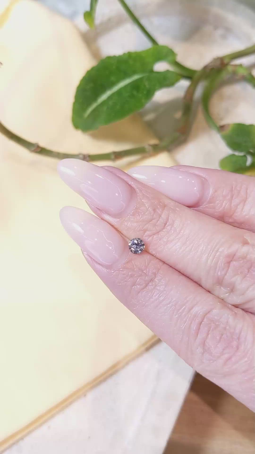 0.30 Ct. Bi Color Sapphire from Montana Size Video