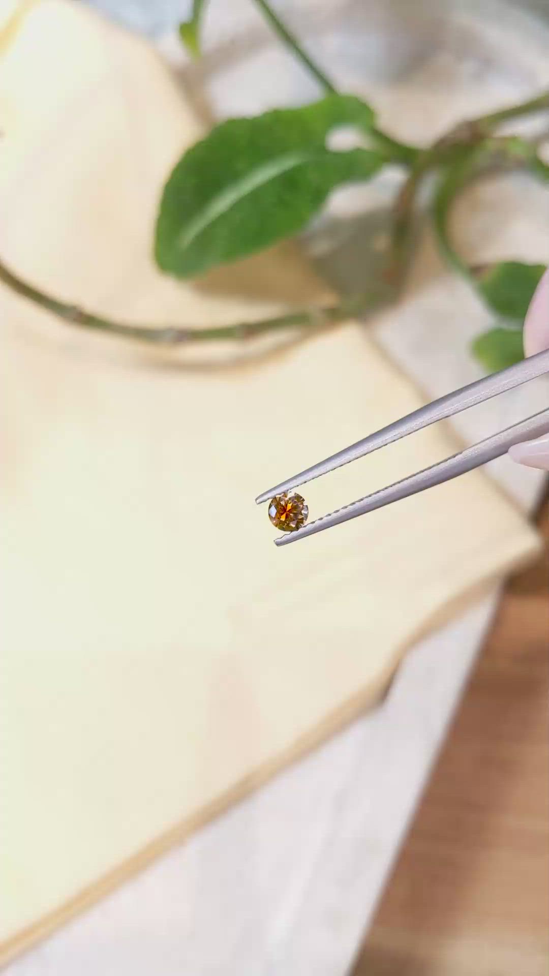 0.31 Ct. Bi Color Sapphire from Montana Size Video