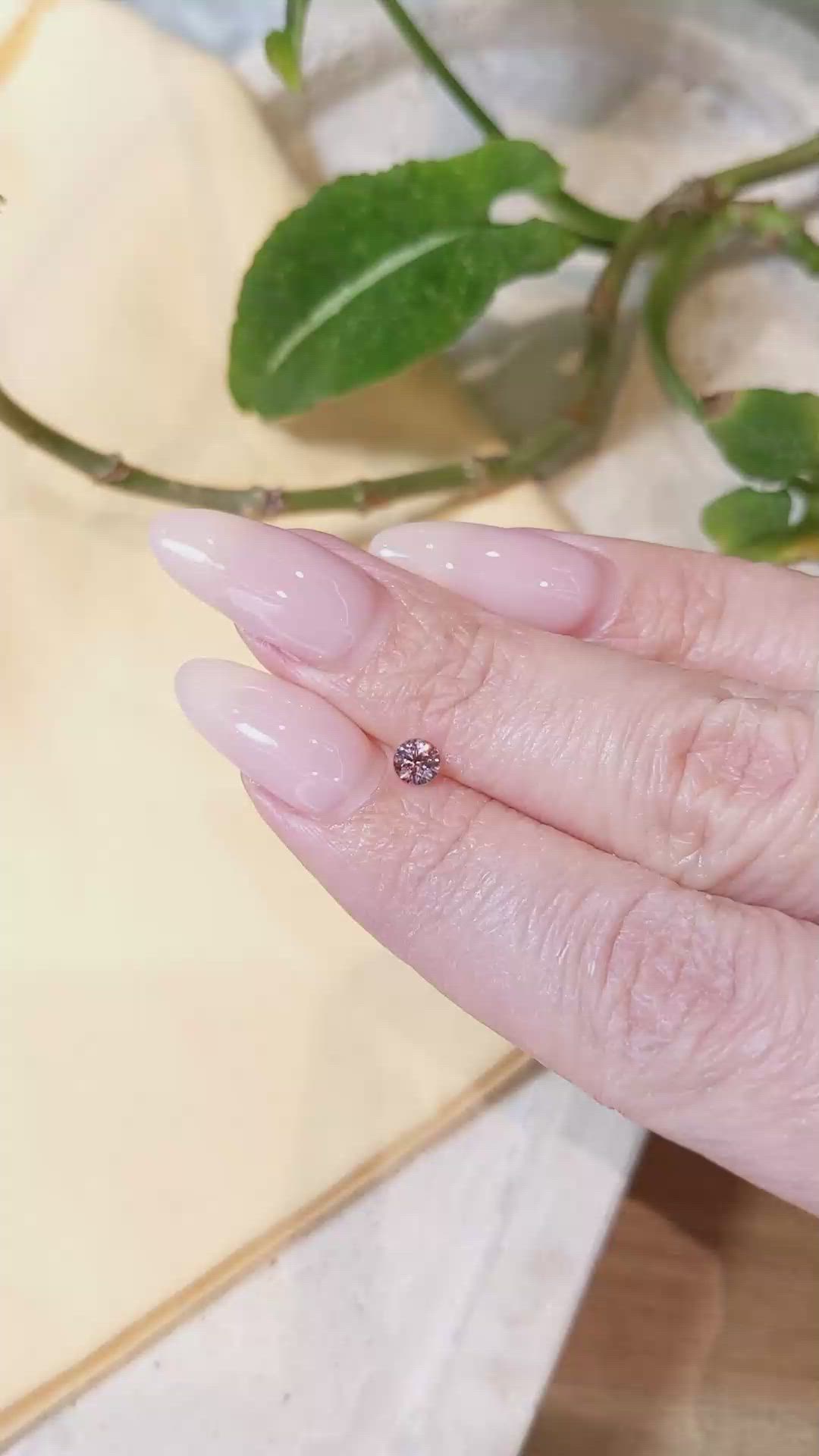 0.31 Ct. Bi Color Sapphire from Montana Size Video