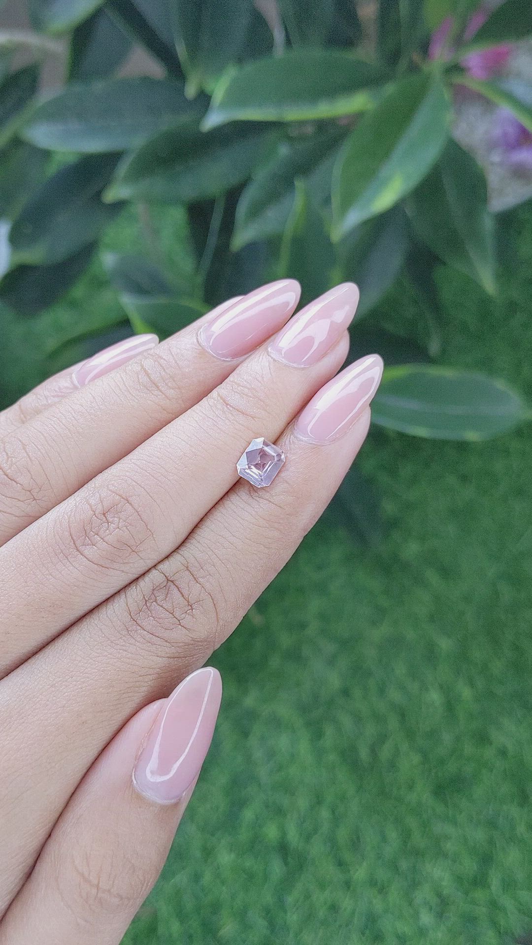 1.21 Ct. Pink Sapphire from Madagascar Size Video