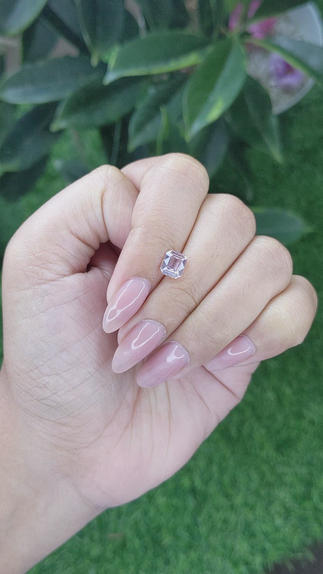 1.21 Ct. Pink Sapphire from Madagascar Size Video