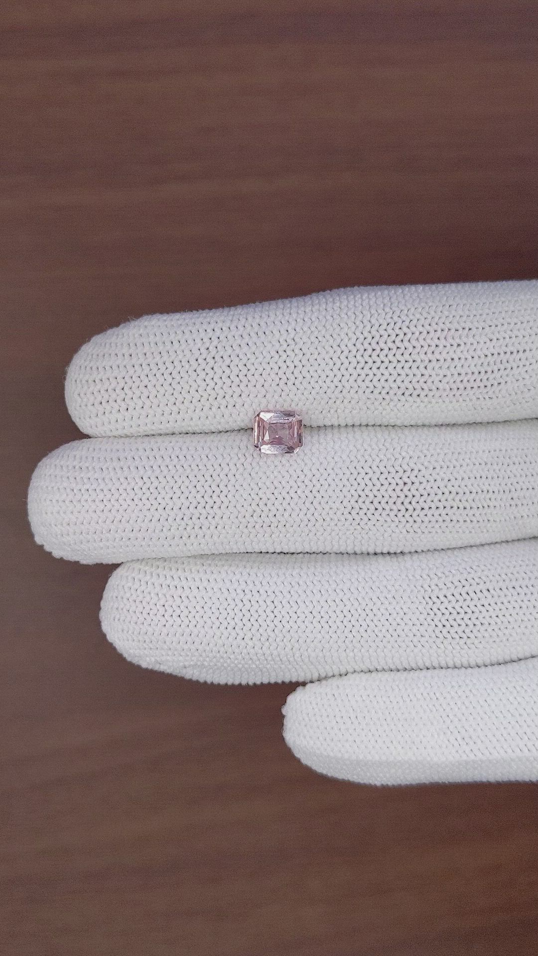 1.21 Ct. Pink Sapphire from Madagascar Size Video