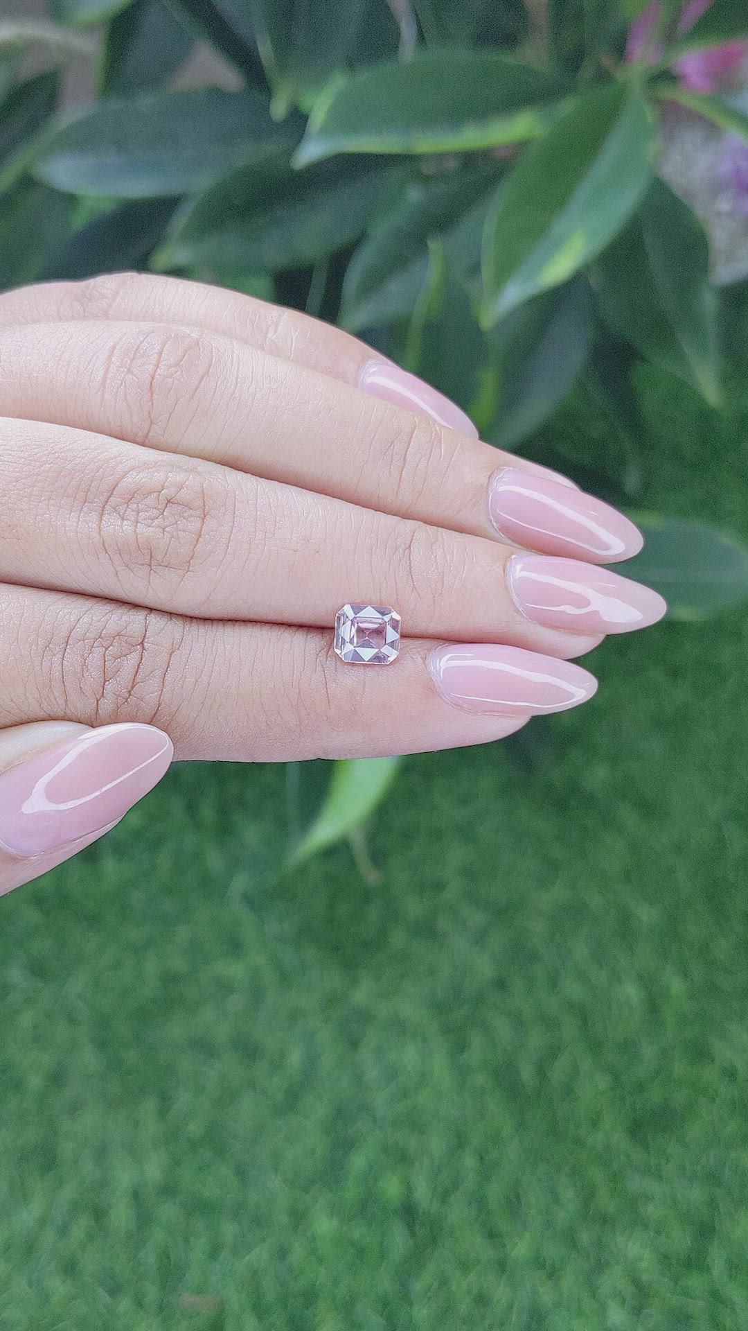 1.21 Ct. Pink Sapphire from Madagascar Size Video