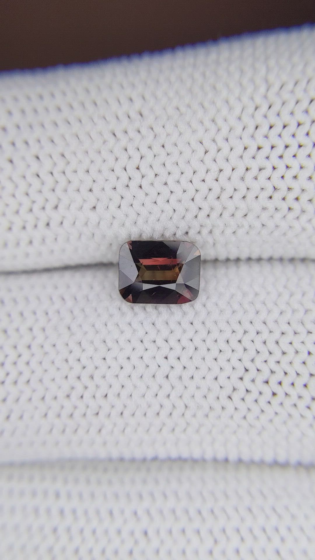 1.08 Ct. Pinkish Brown Sapphire from Madagascar Size Video