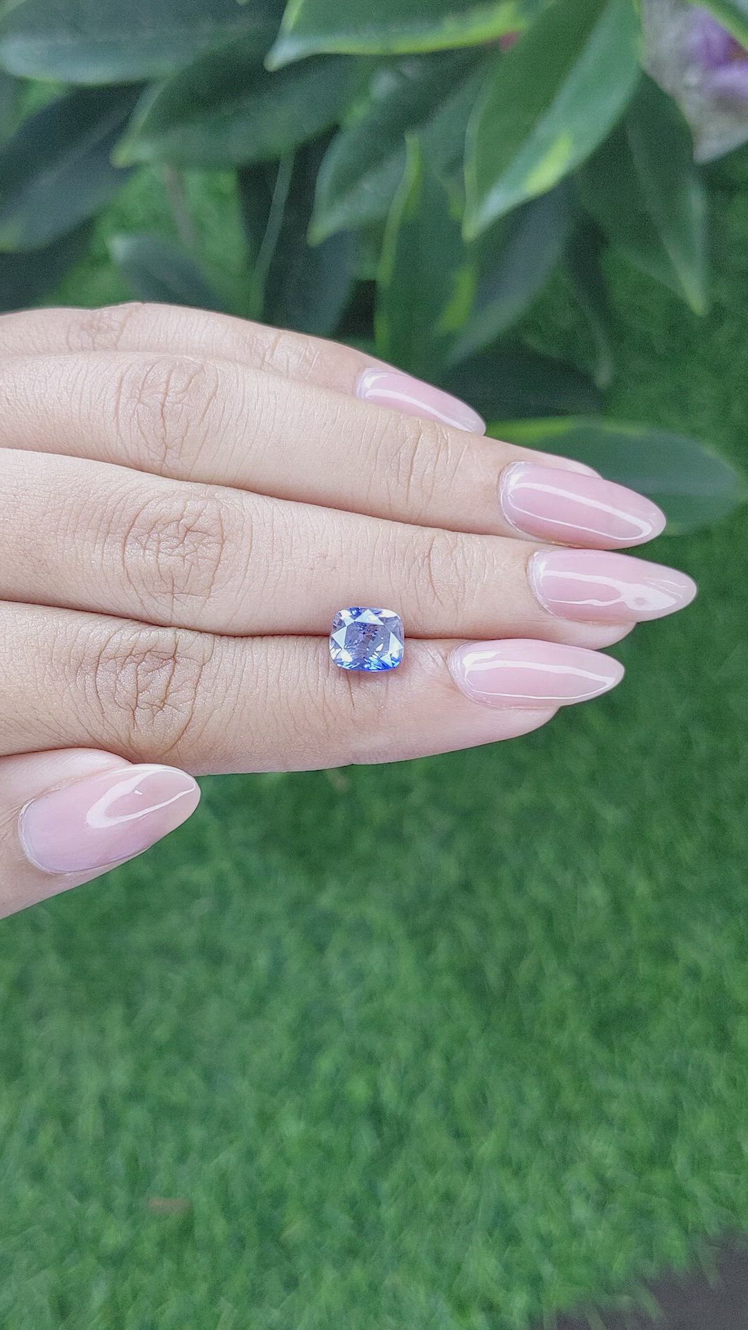 2.56 Ct. Bi Color Sapphire from Madagascar Size Video