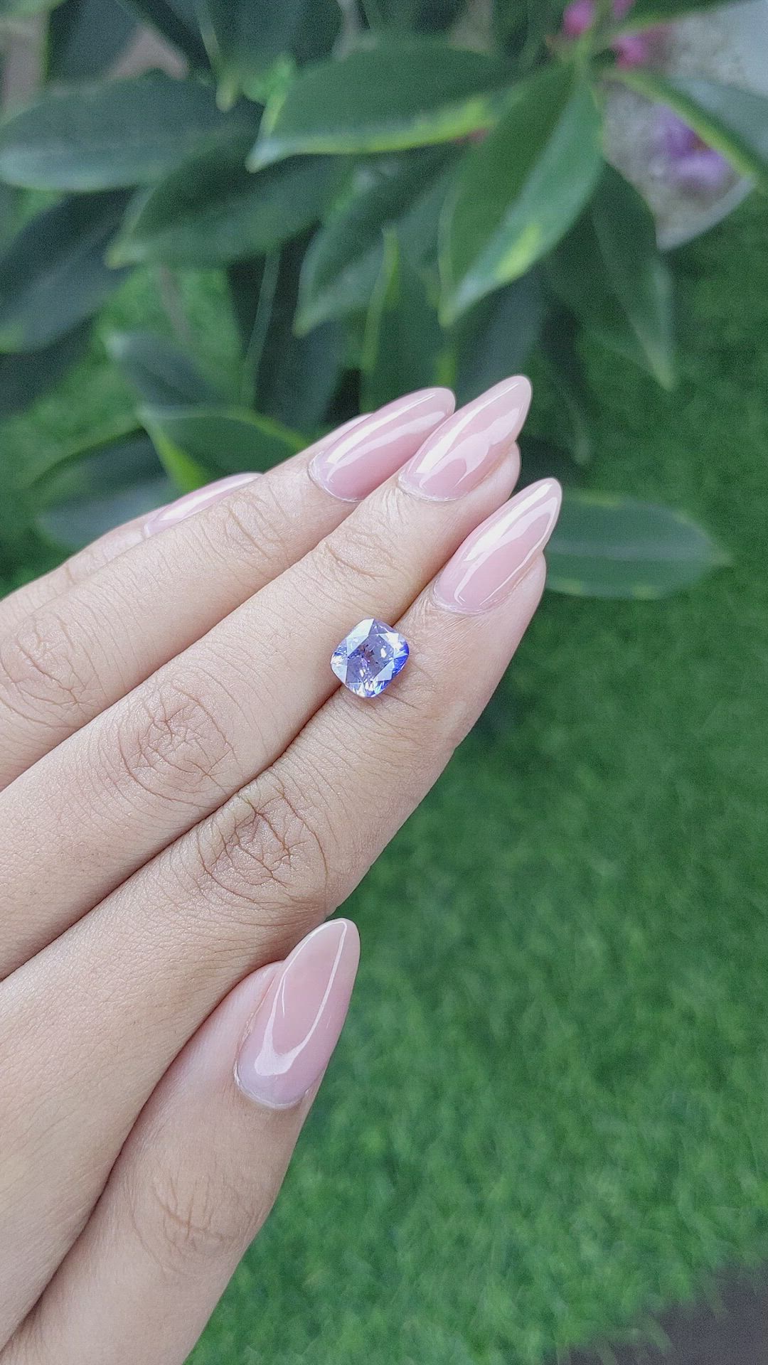 2.56 Ct. Bi Color Sapphire from Madagascar Size Video