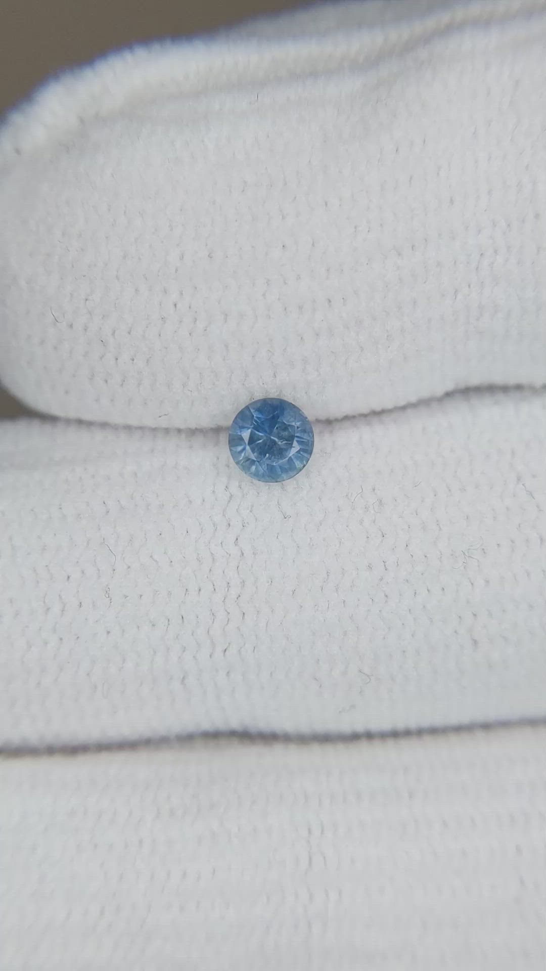 0.30 Ct. Blue Sapphire from Montana Size Video