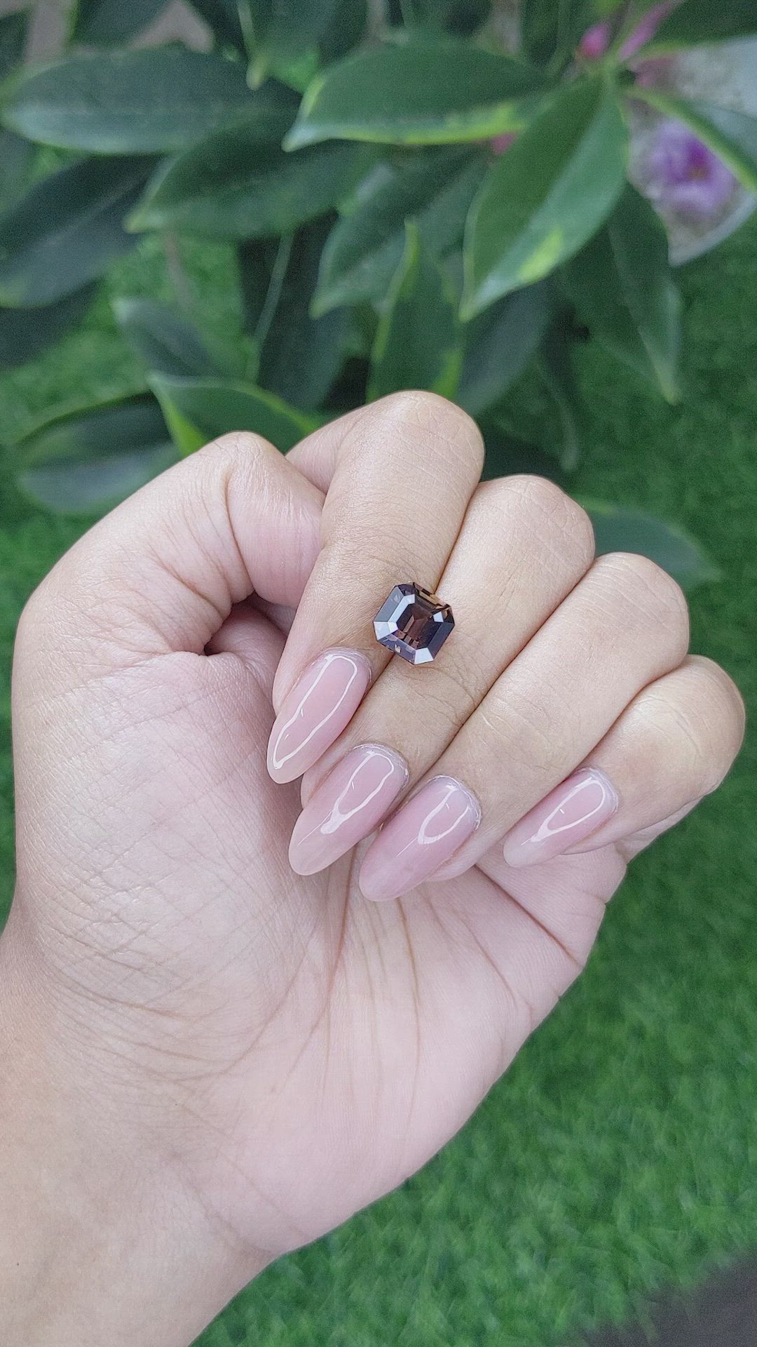 3.60 Ct. Pinkish Brown Sapphire from Madagascar Size Video