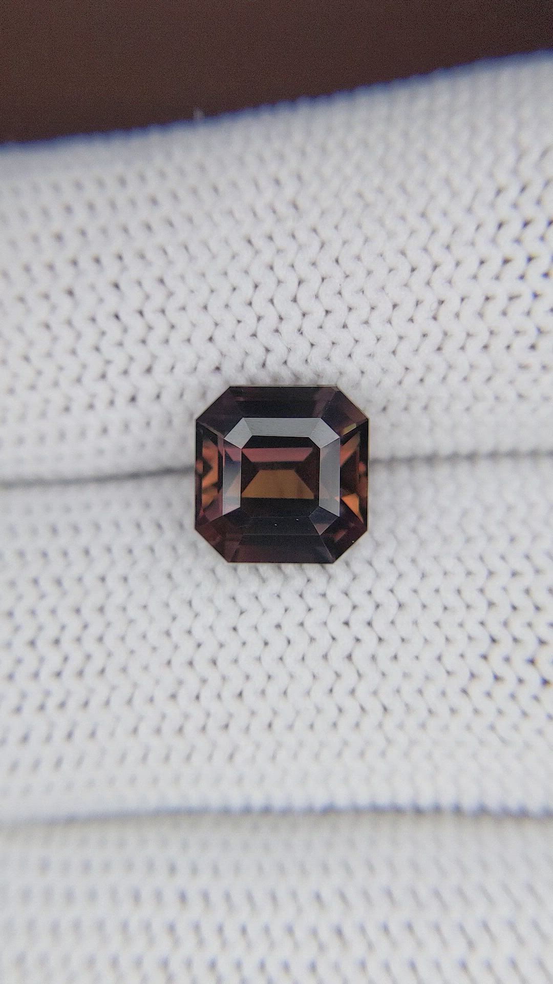 3.60 Ct. Pinkish Brown Sapphire from Madagascar Size Video
