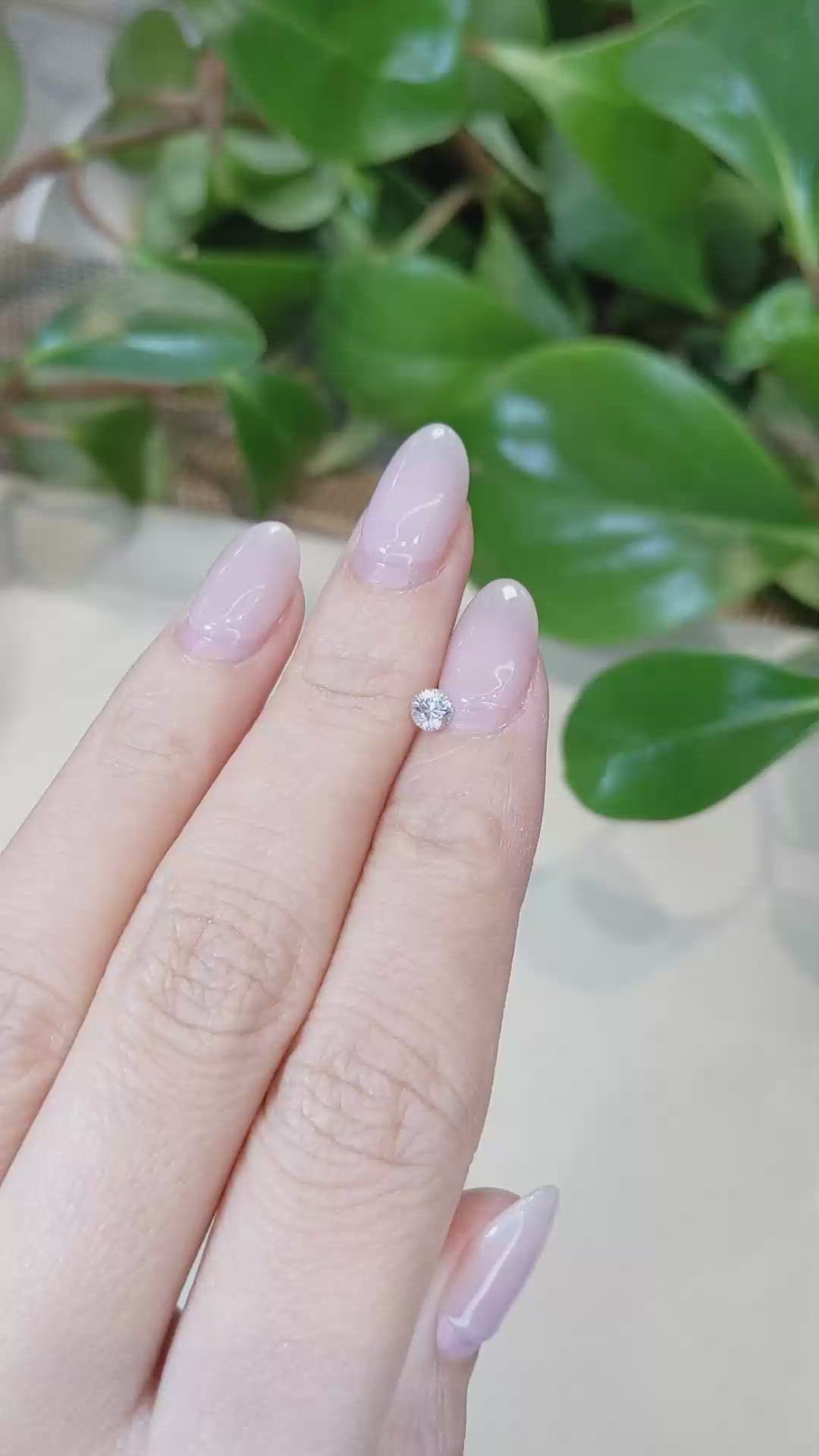 0.30 Ct. Blue Sapphire from Montana Size Video