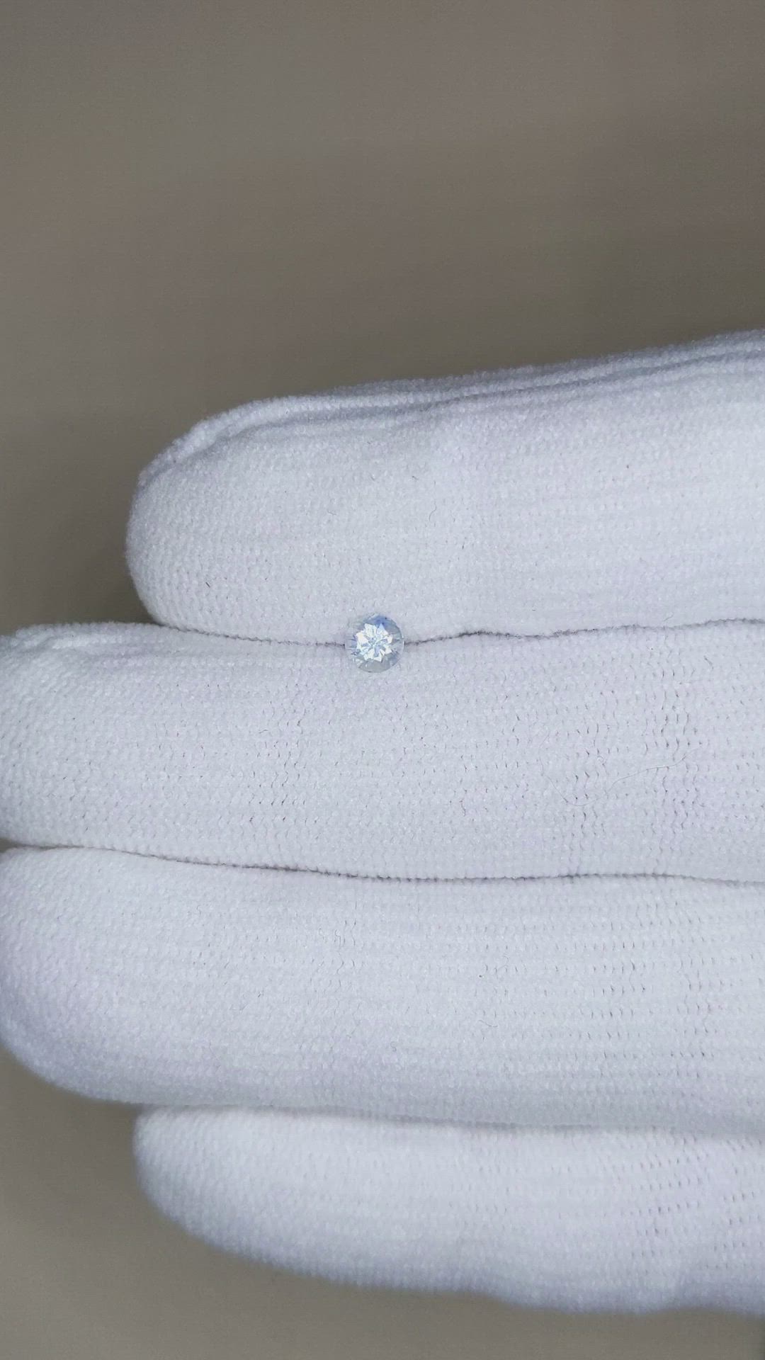 0.30 Ct. Blue Sapphire from Montana Size Video