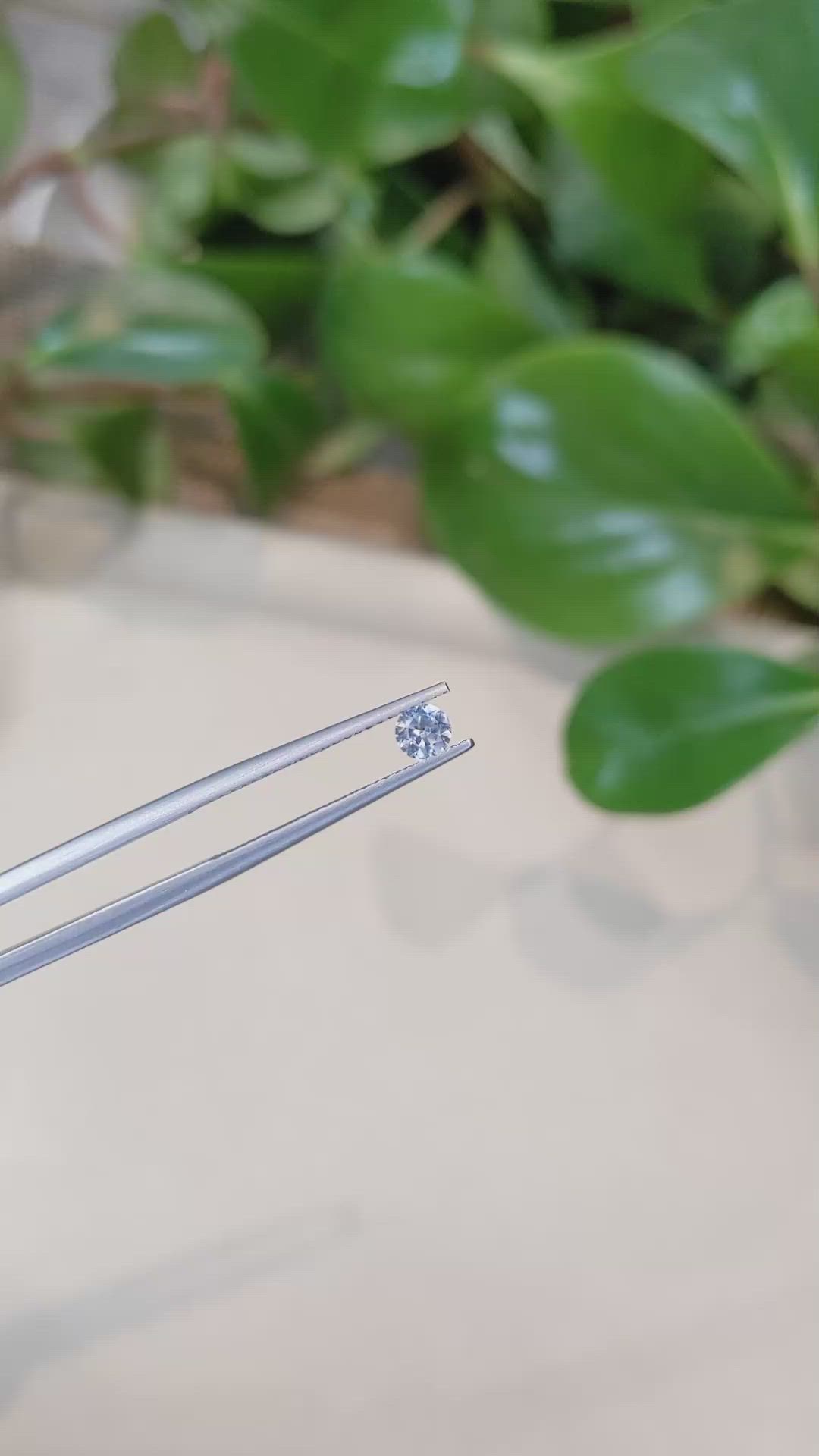 0.28 Ct. Blue Sapphire from Montana Size Video