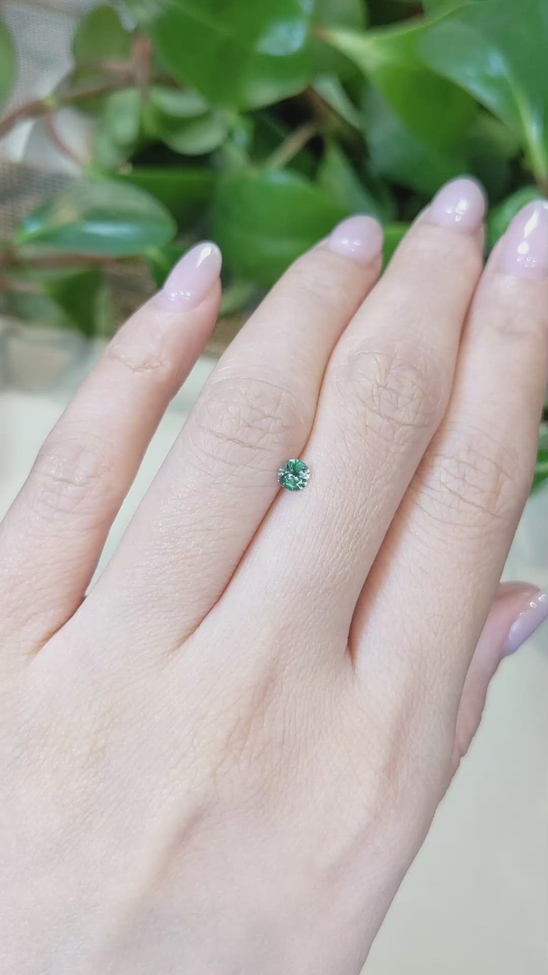 0.32 Ct. Bi Color Sapphire from Montana Size Video