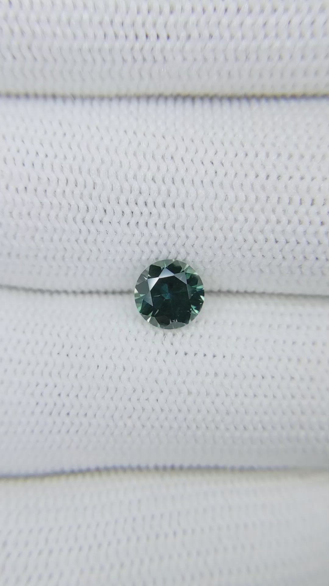 1.20 Ct. Bluish Green Sapphire from Montana Size Video