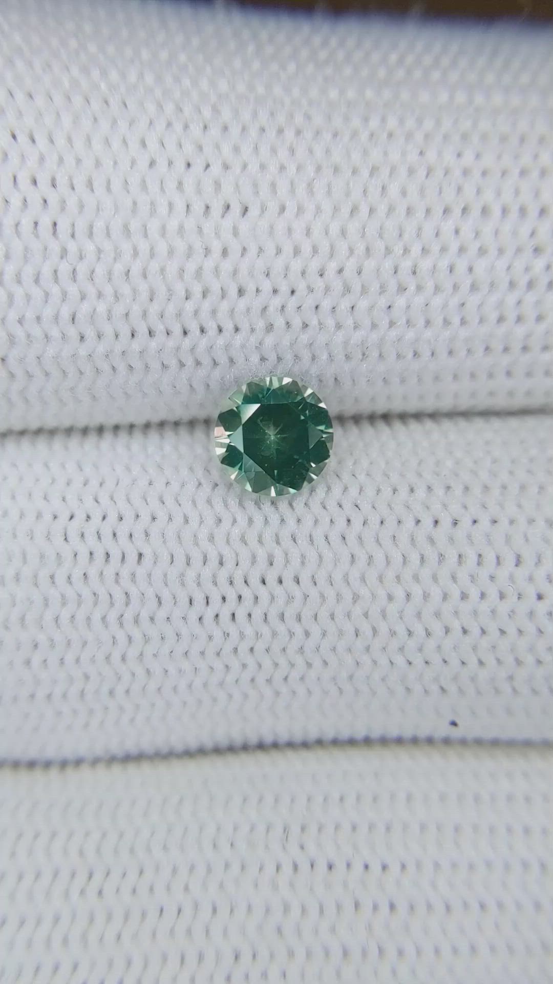 1.07 Ct. Bluish Green Sapphire from Montana Size Video