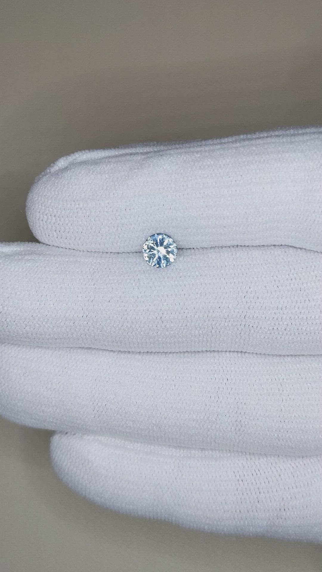 0.71 Ct. Greyish Blue Sapphire from Montana Size Video