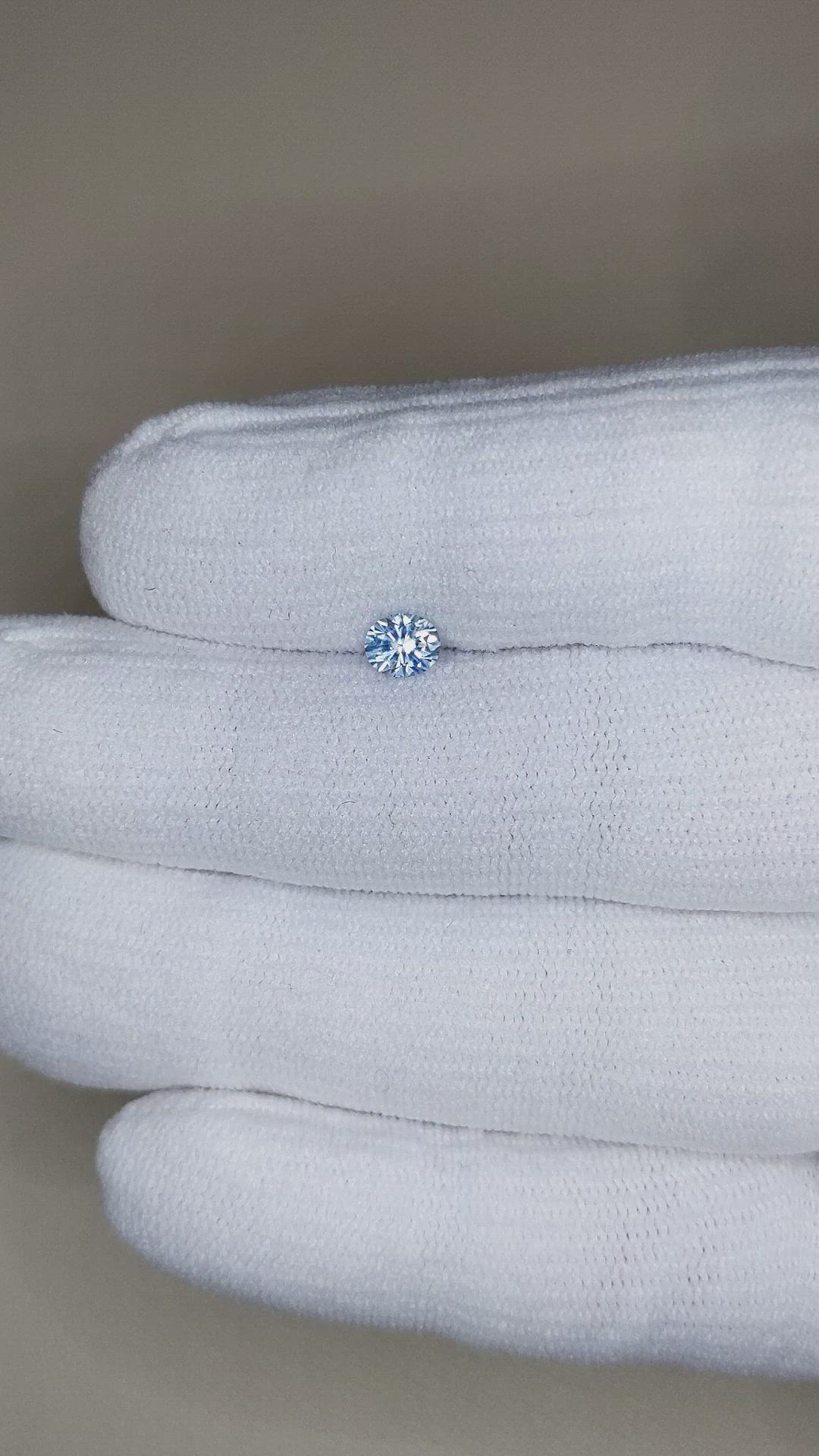 0.56 Ct. Blue Sapphire from Montana Size Video