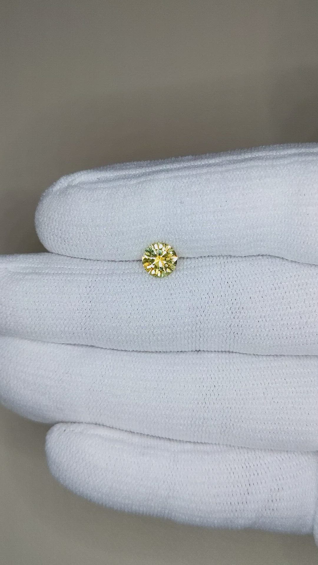 1.14 Ct. Yellow Sapphire from Montana Size Video