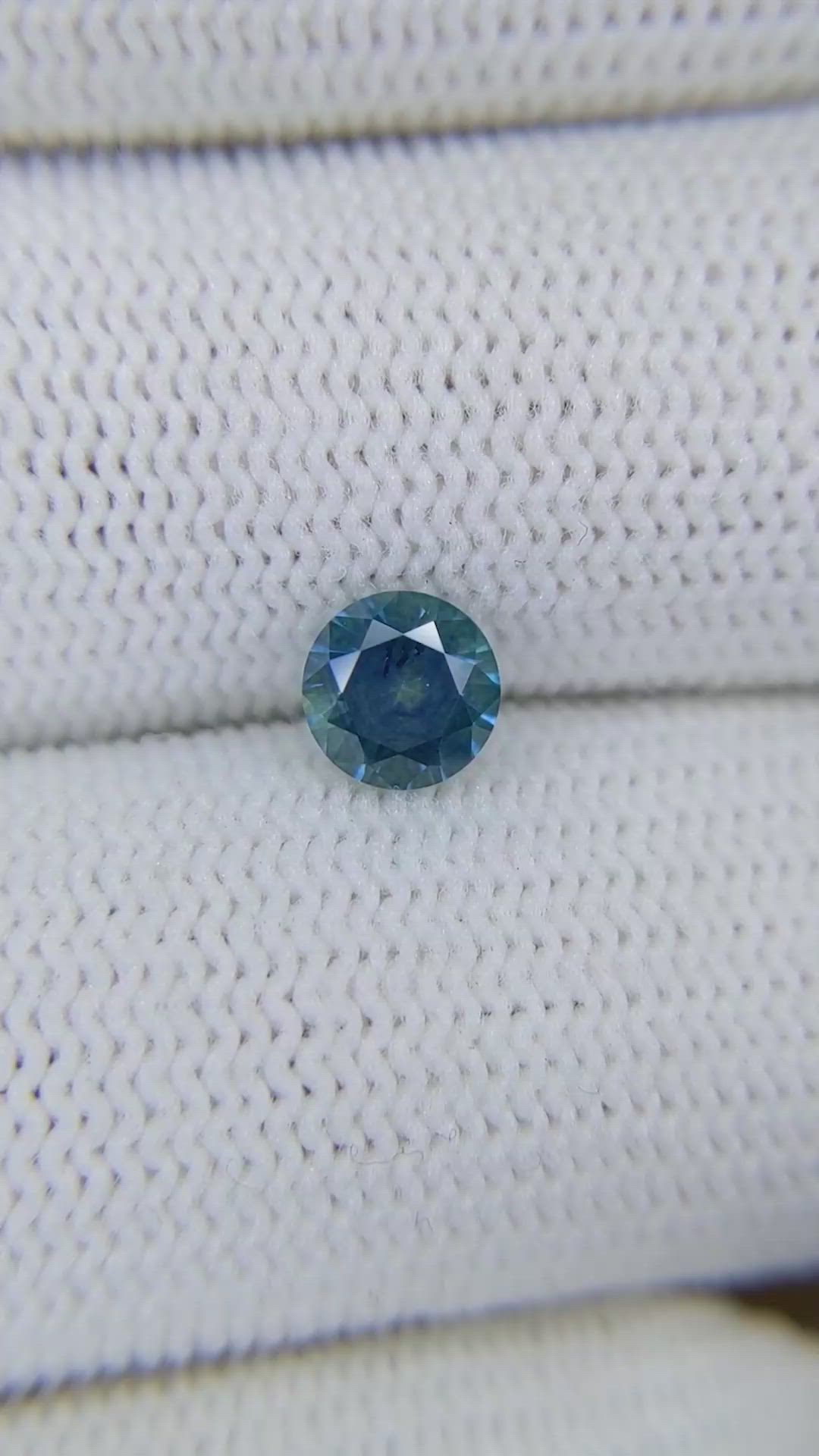 0.92 Ct. Blue Sapphire from Montana Size Video