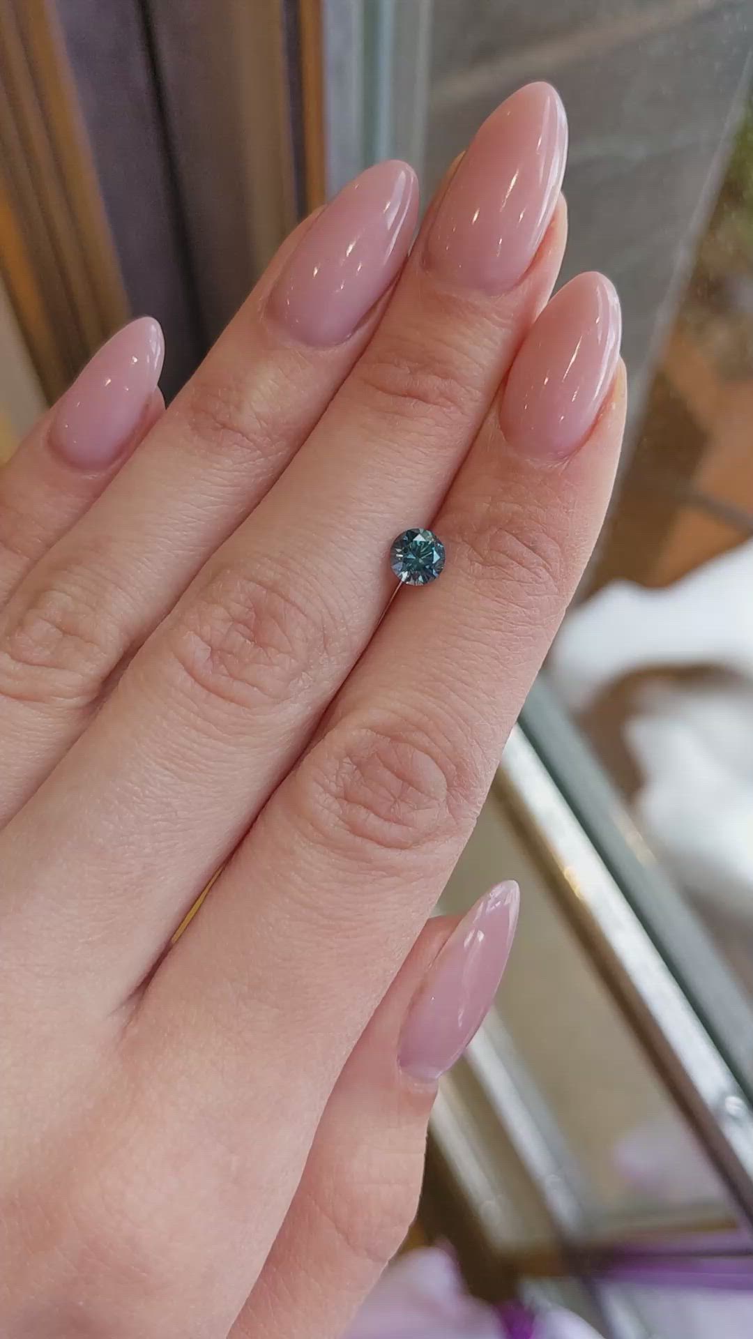 0.92 Ct. Blue Sapphire from Montana Size Video