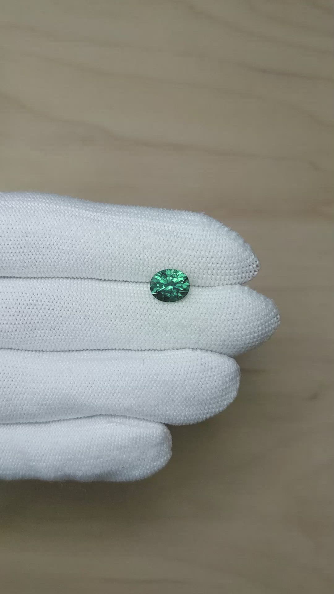 2.58 Ct. Greyish Blue Sapphire from Montana Size Video