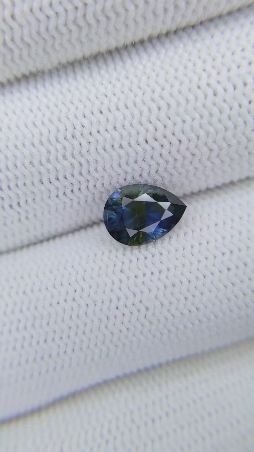 1.64 Ct. Bi Color Sapphire from Montana Size Video