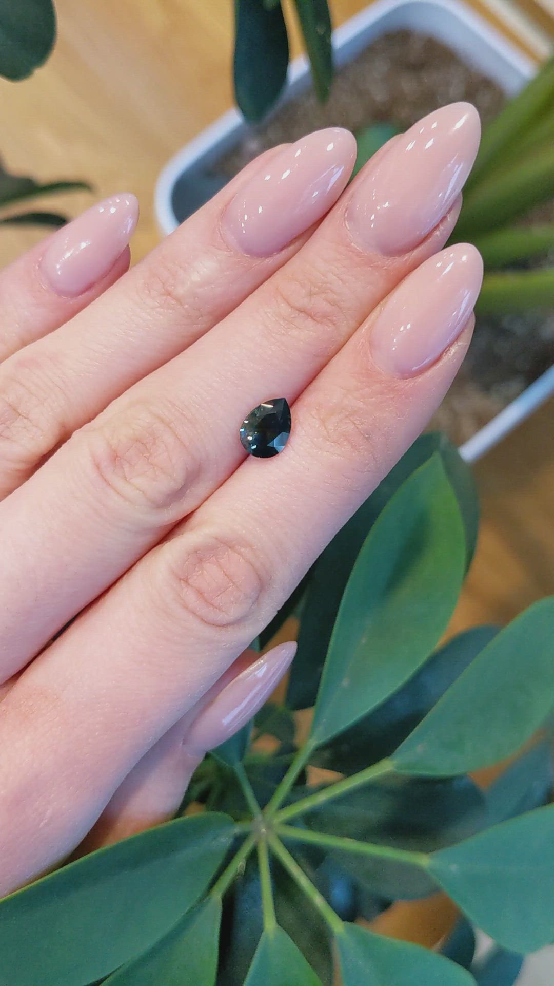 1.64 Ct. Bi Color Sapphire from Montana Size Video